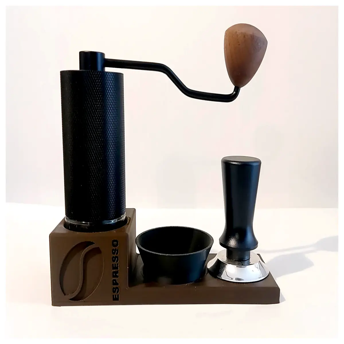 51mm espresso tool set portafilter holder station organizer stainless steel barista accessories