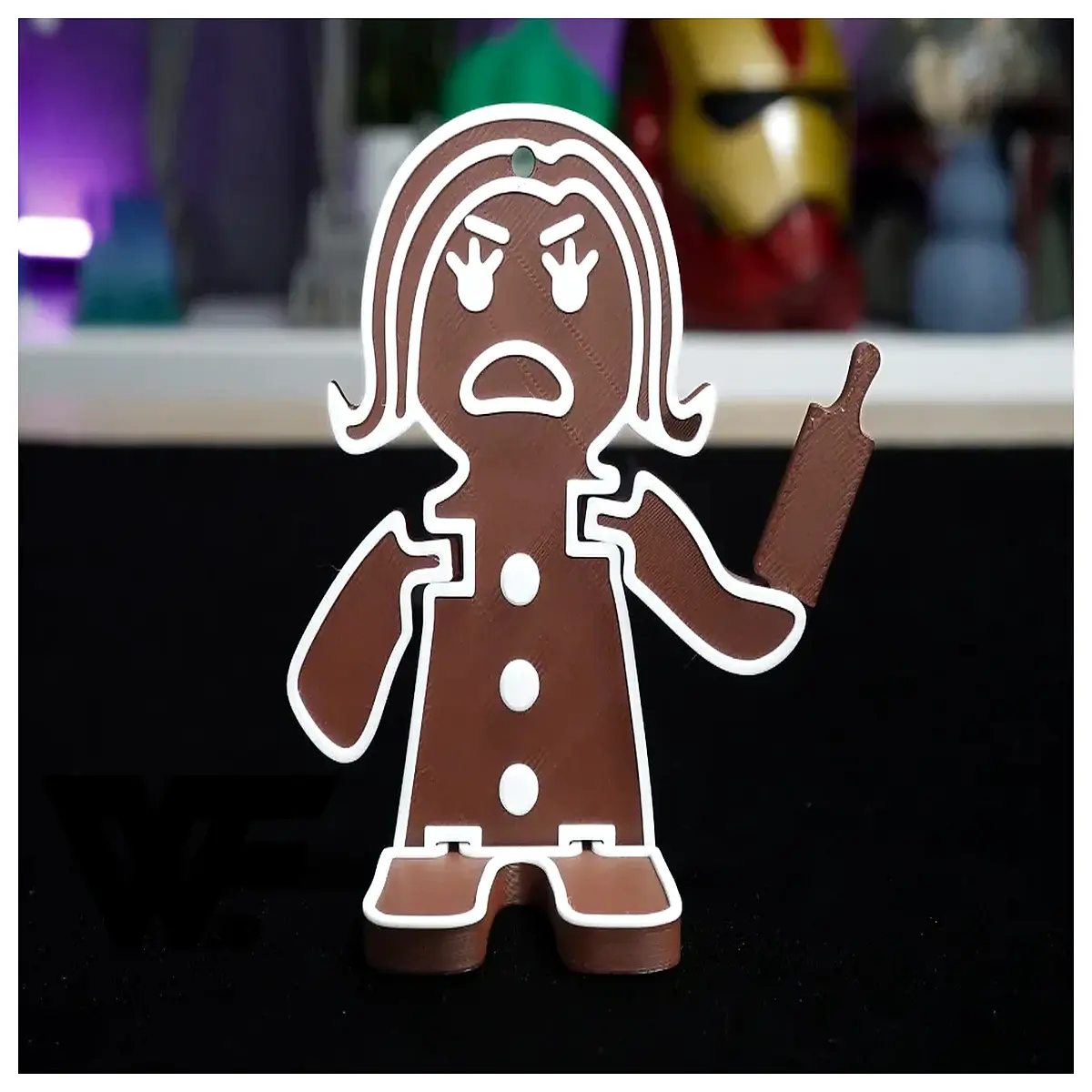 Angry Gingerbread Wife Joint Toy Movable Joints Holiday Gift Gingerbread Person Accessories Role Play Kids Toy