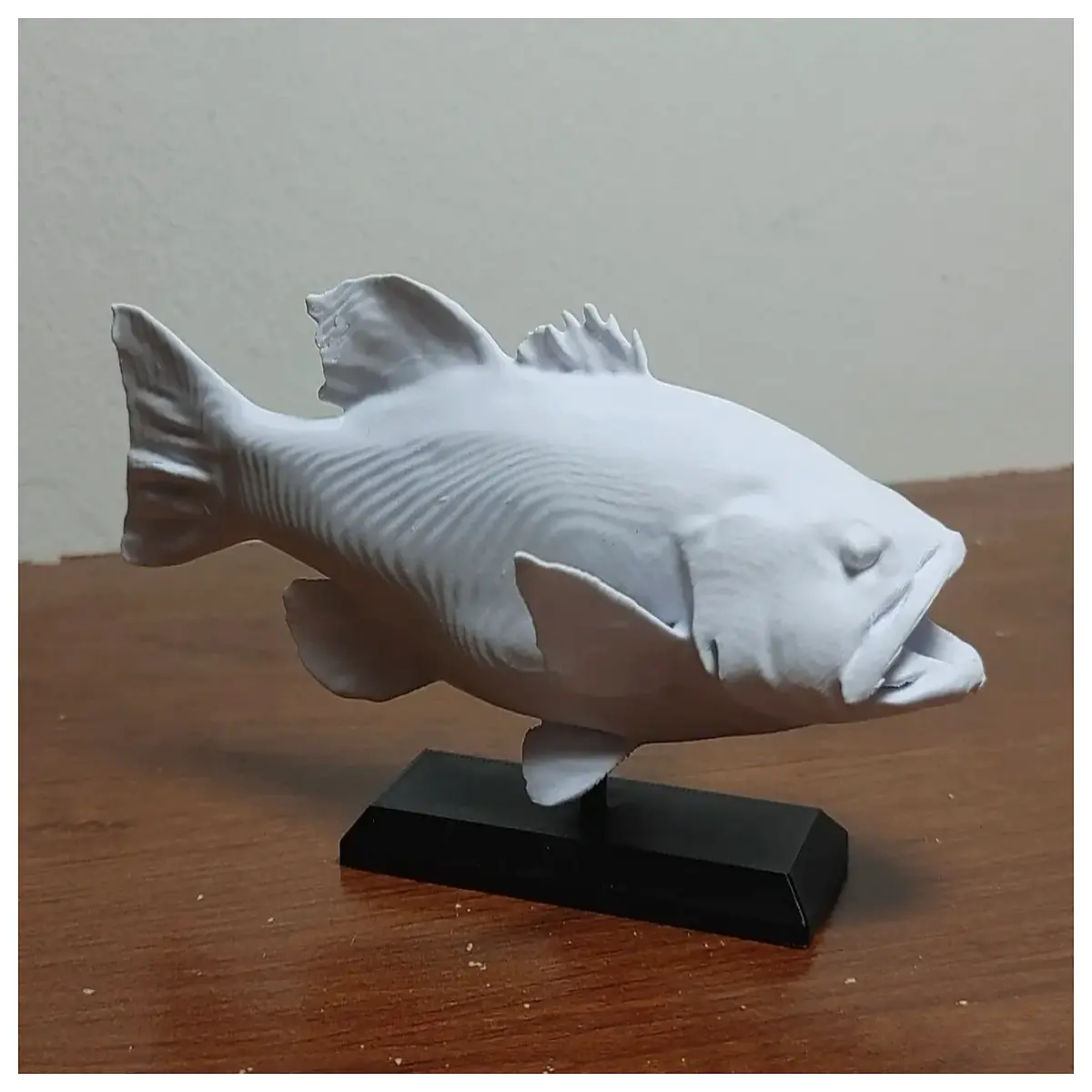 Mini Mouth Bass Model Toy Realistic Fish Model Desktop Landscape Decoration Aquarium Accessory Fish Figure Scene Display