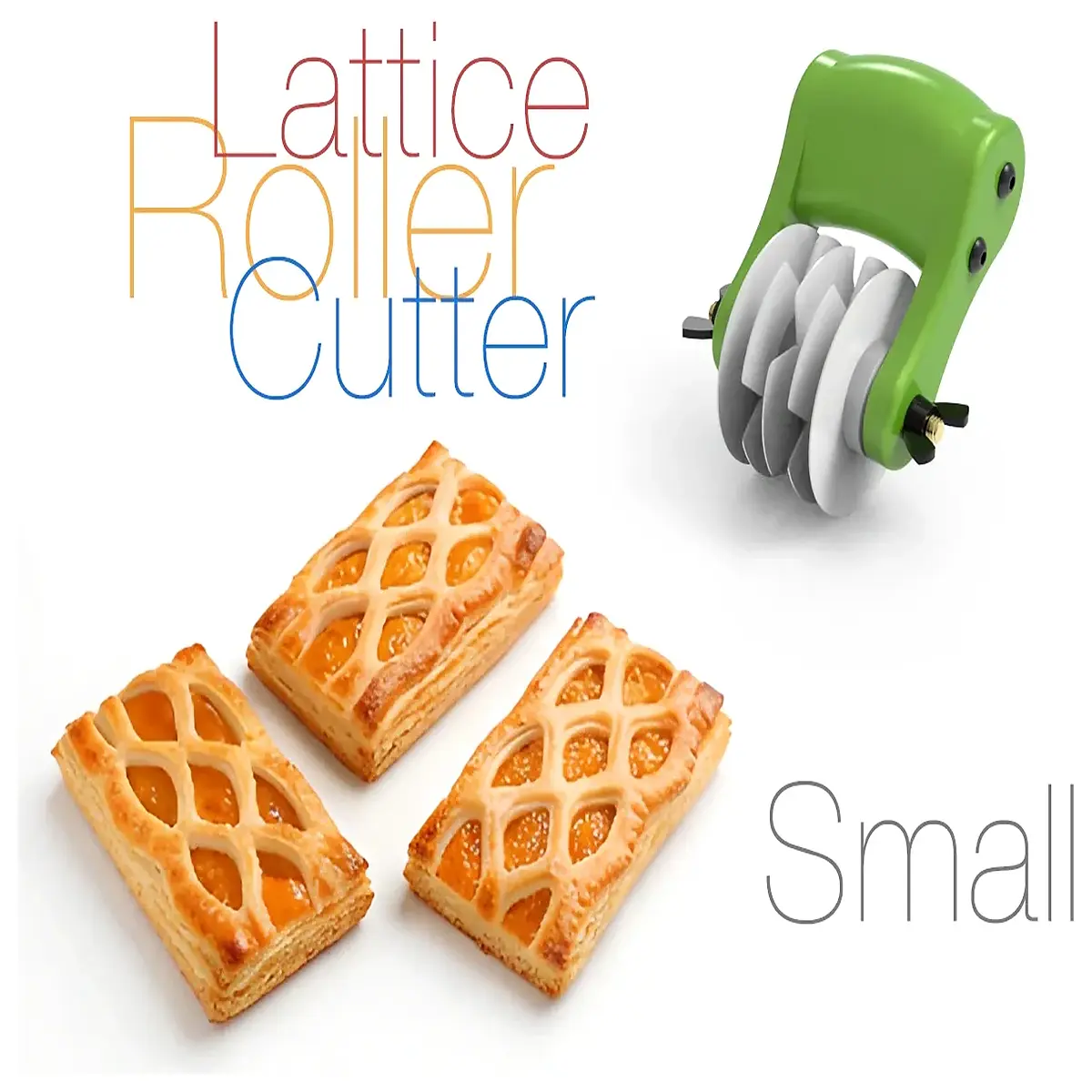 Small Lattice Rolling Pin Cutter Cookie Baking Tool DIY Pastry Cookie Making Accessories