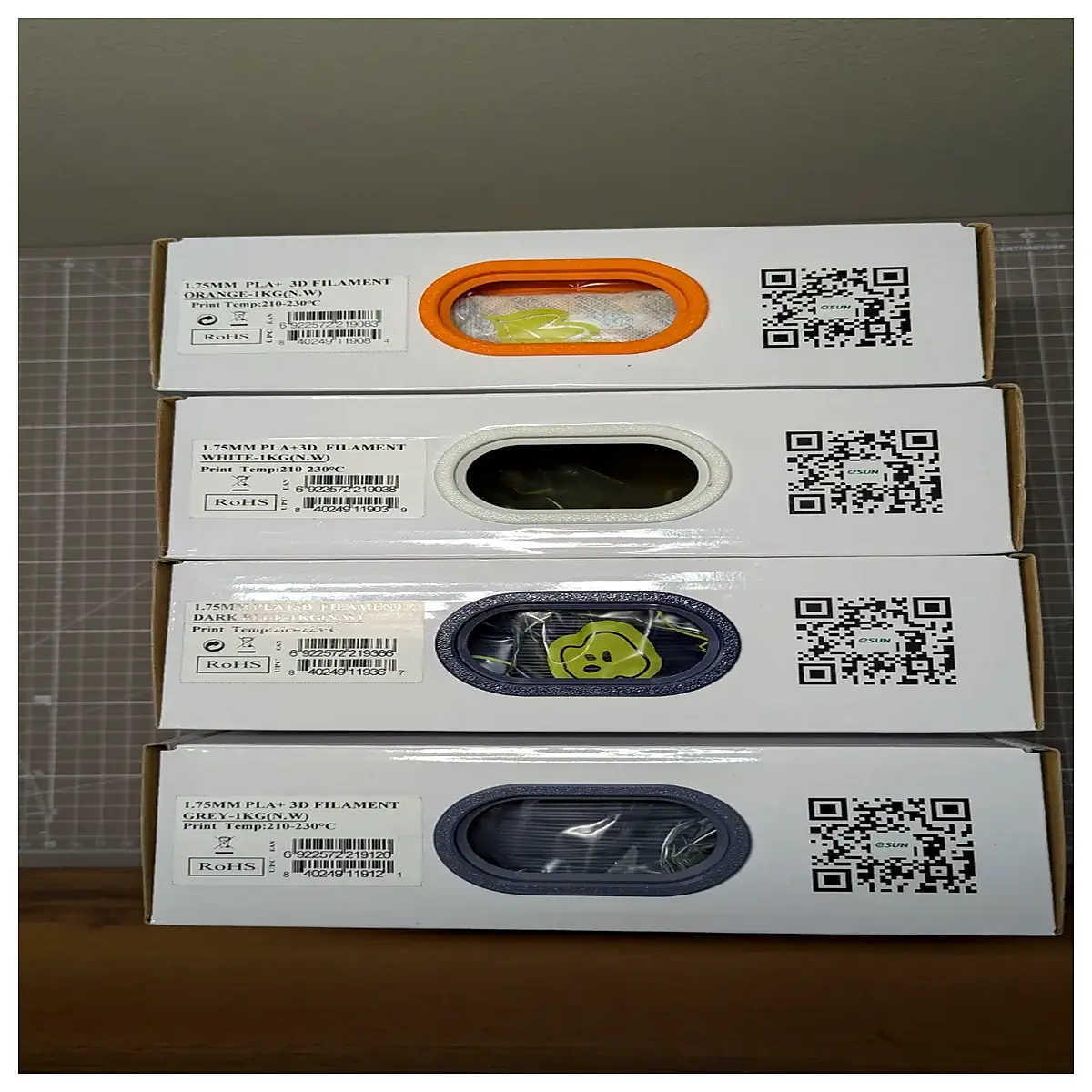 printer filament spool color coding labels adhesive markers for e sun pla abs identification