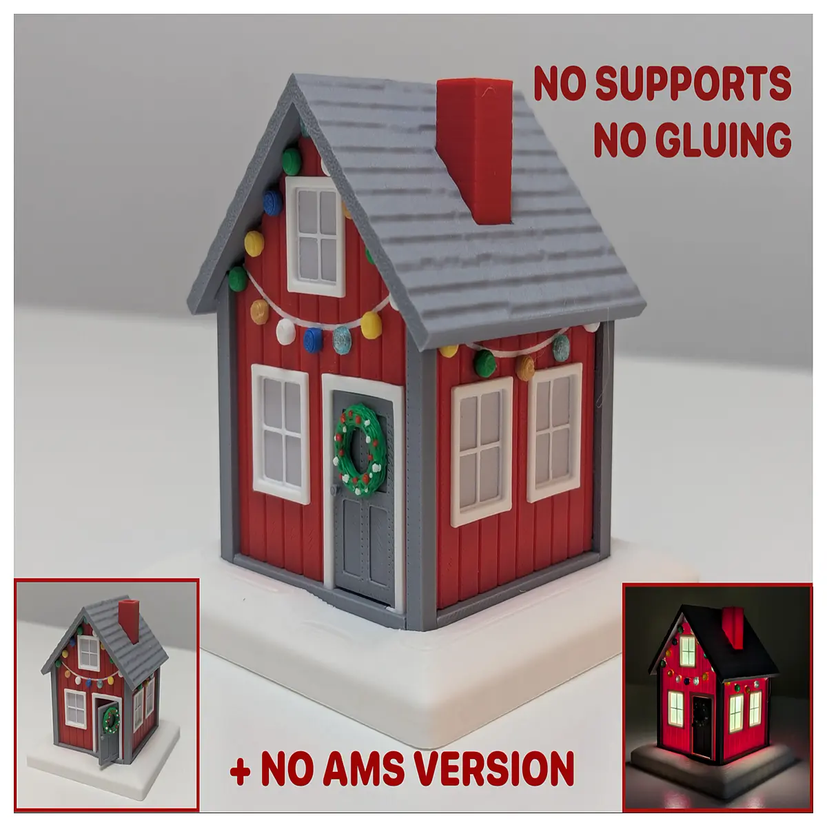 miniature christmas cottage diy cozy winter village house resin snow cabin decoration xmas tree ornament festive home decor gift