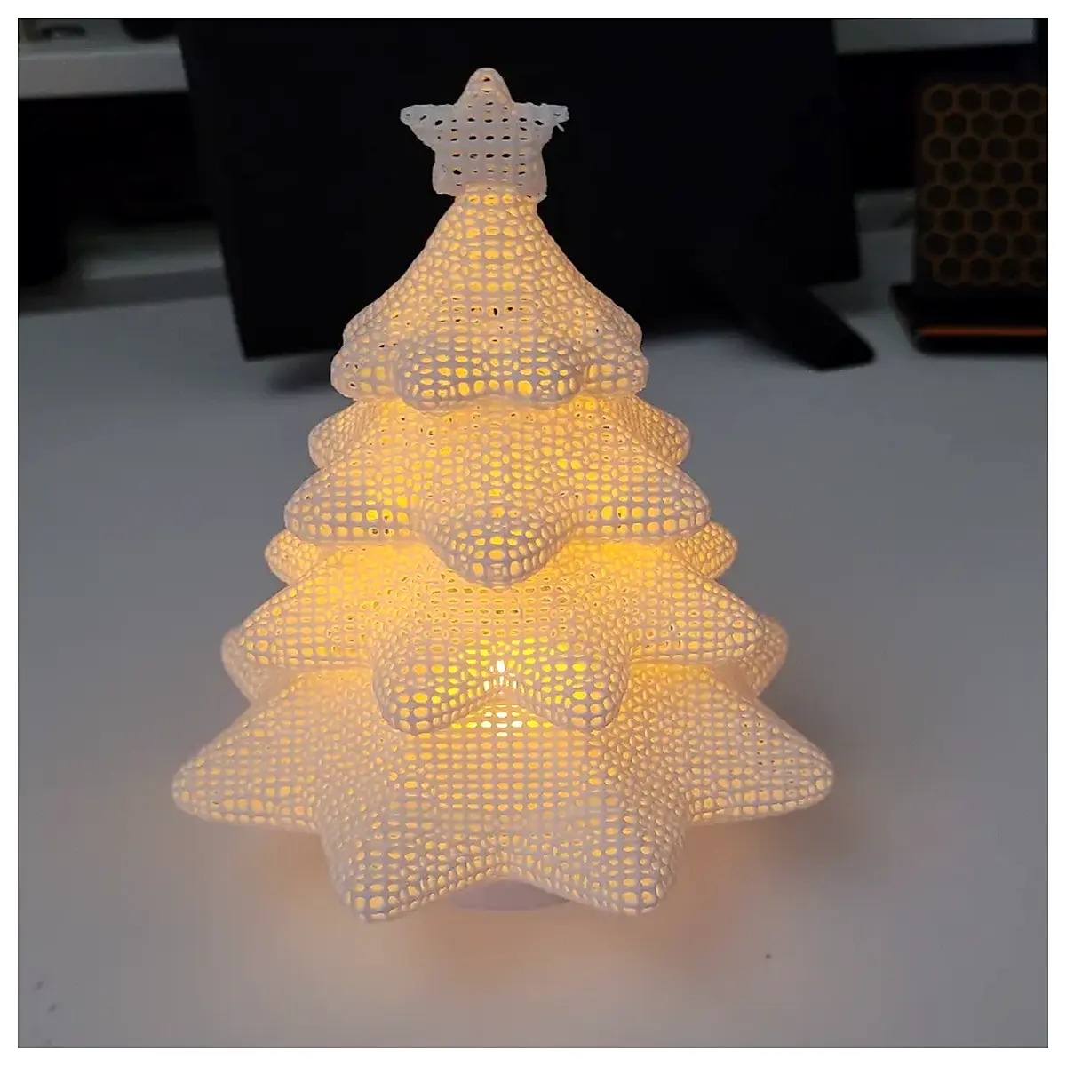 Mini Christmas Tree 16cm Tall 13cm Wide Compact Festive Decor Christmas Ornament Holiday Gift