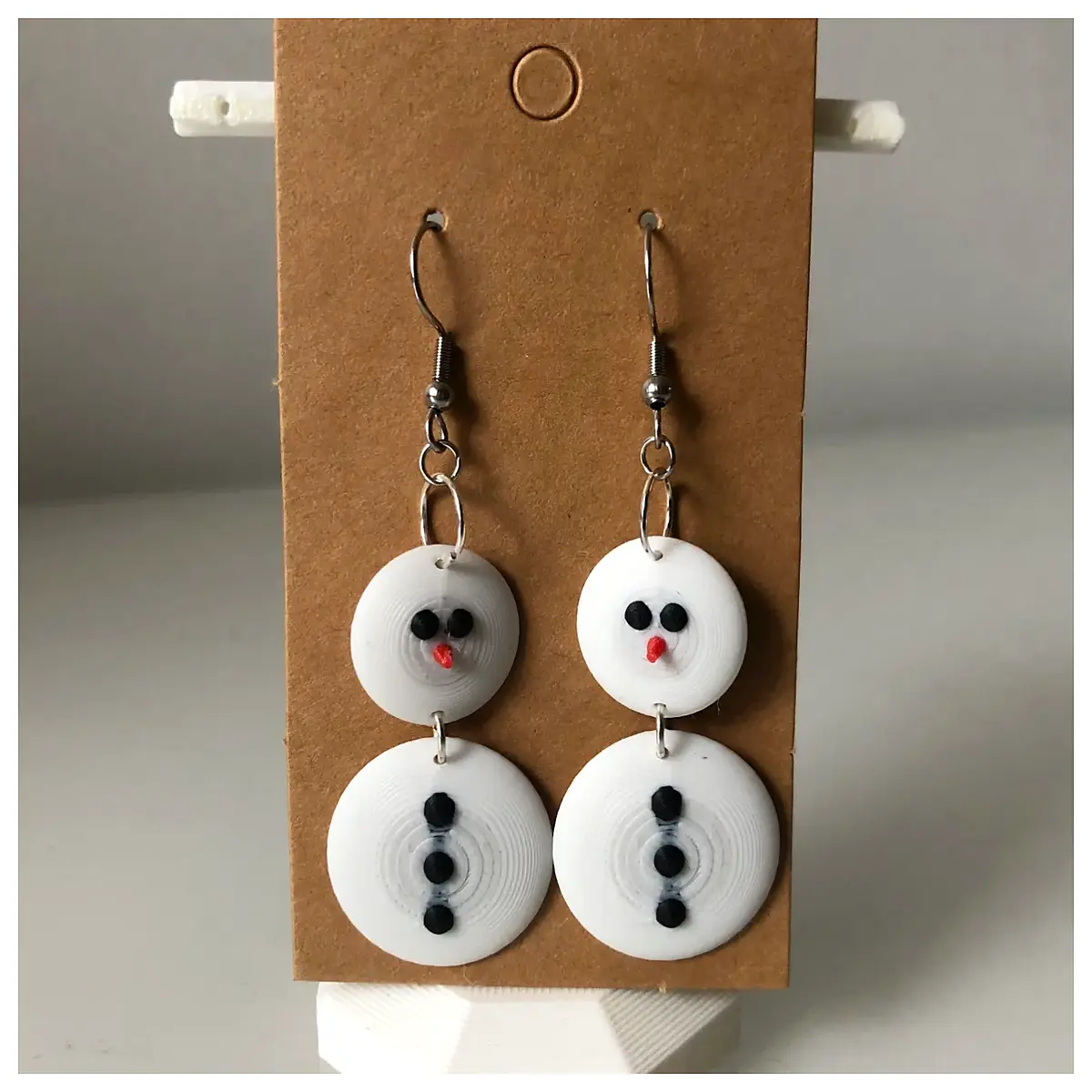Snowman Earrings Women s Winter Ice Snow Theme Earring Festive Christmas Gift Decoration Accessories Snowflake Jewelry