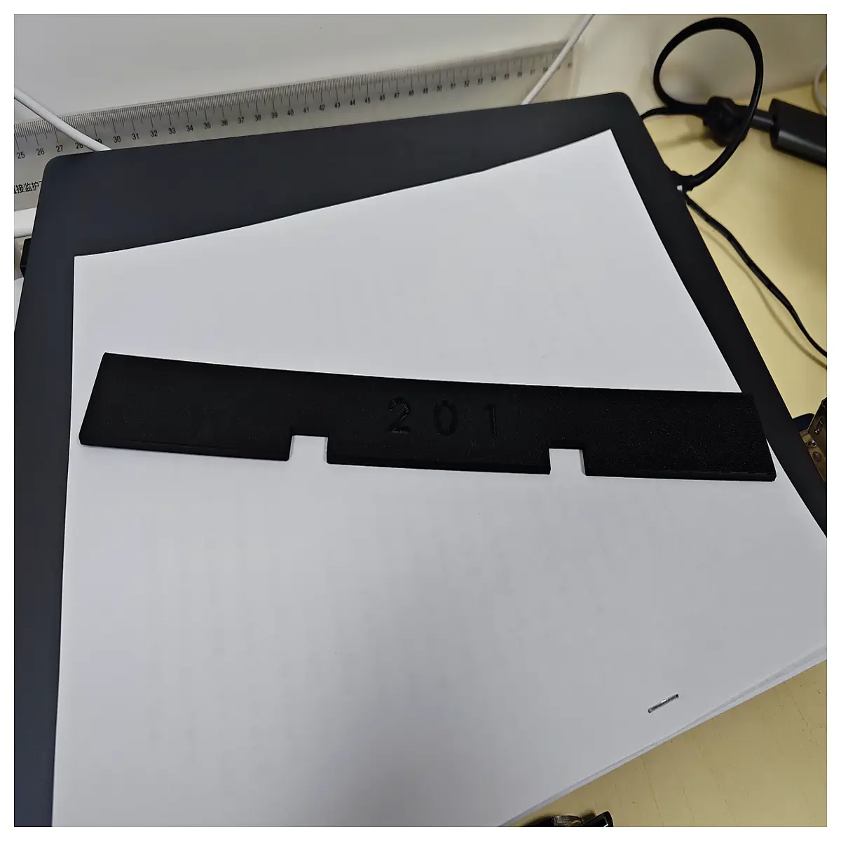 office binding ruler guide for spiral punch alignment stationery straight edge tool for hole punching templates