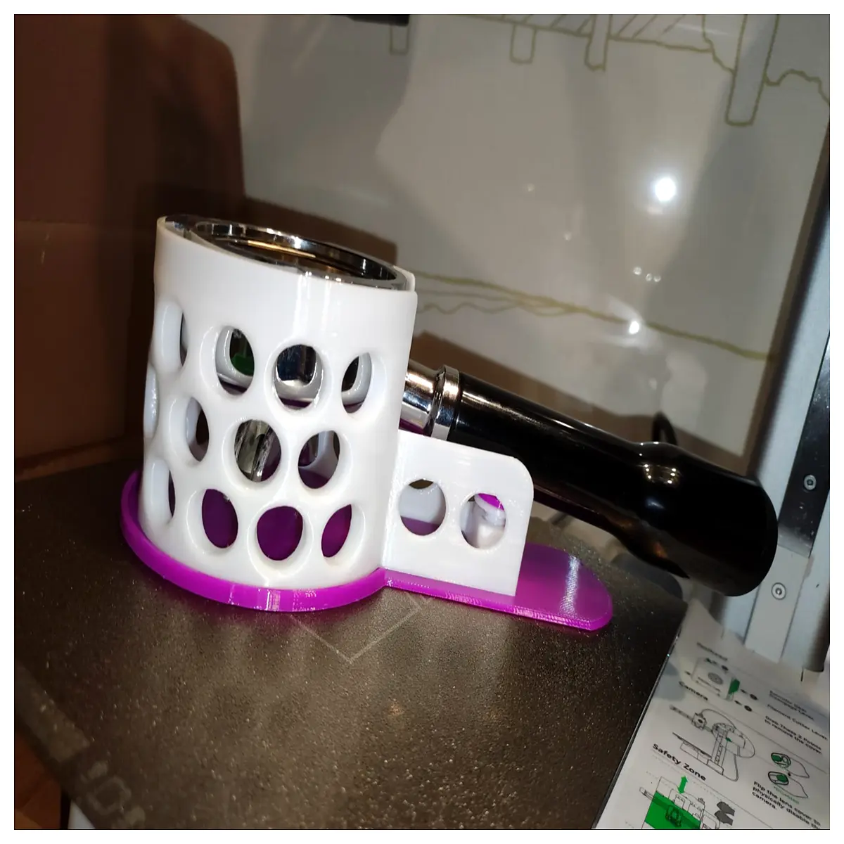 58mm Brew Hand Press Powder Distributor Support Coffee Press Accessory Enhance Grind Density Brewing Tool