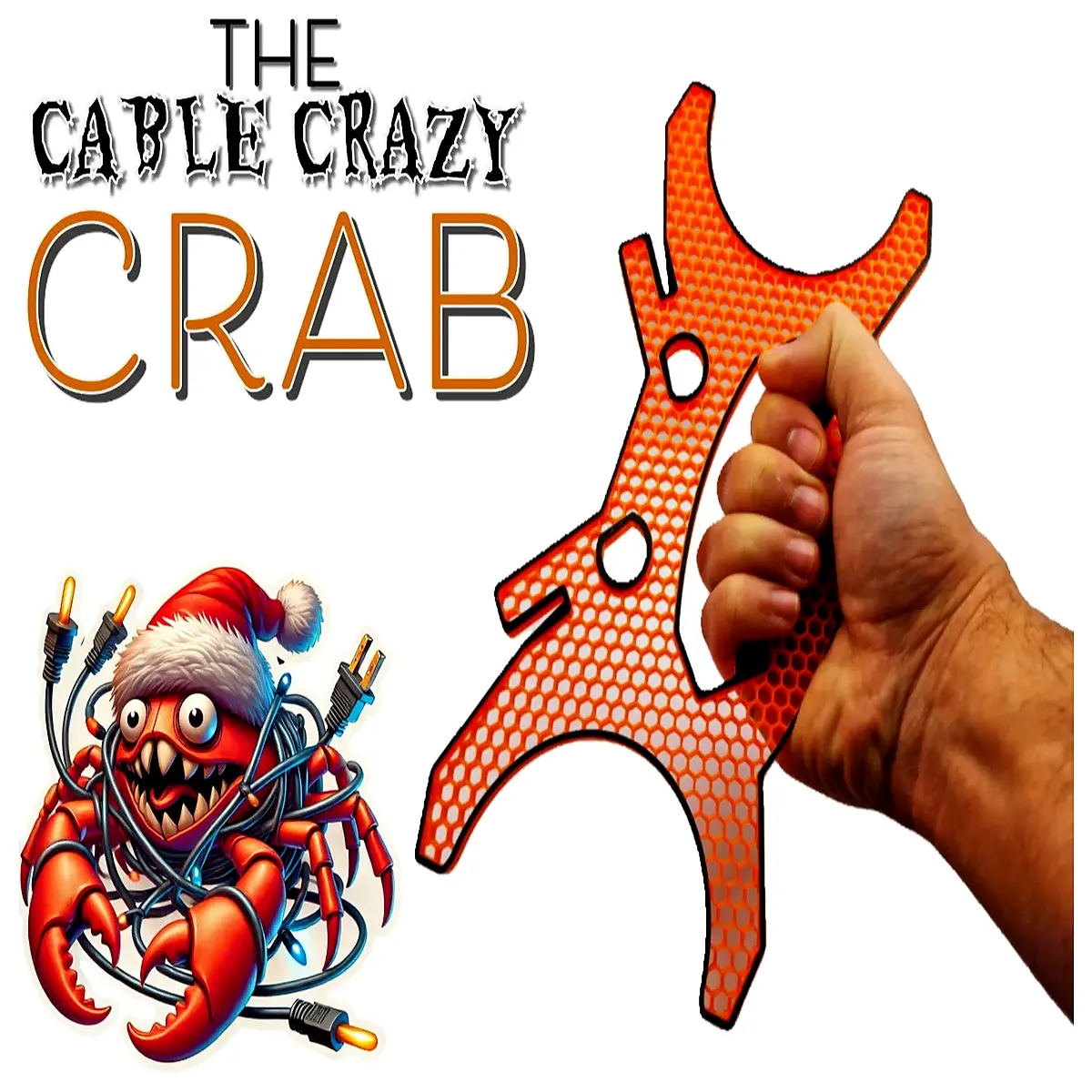 Cable Crab Clamp Cable Organizer Electrical Cable Management Coil Wrap Tool Cables Reduce Tangling Improve Efficiency