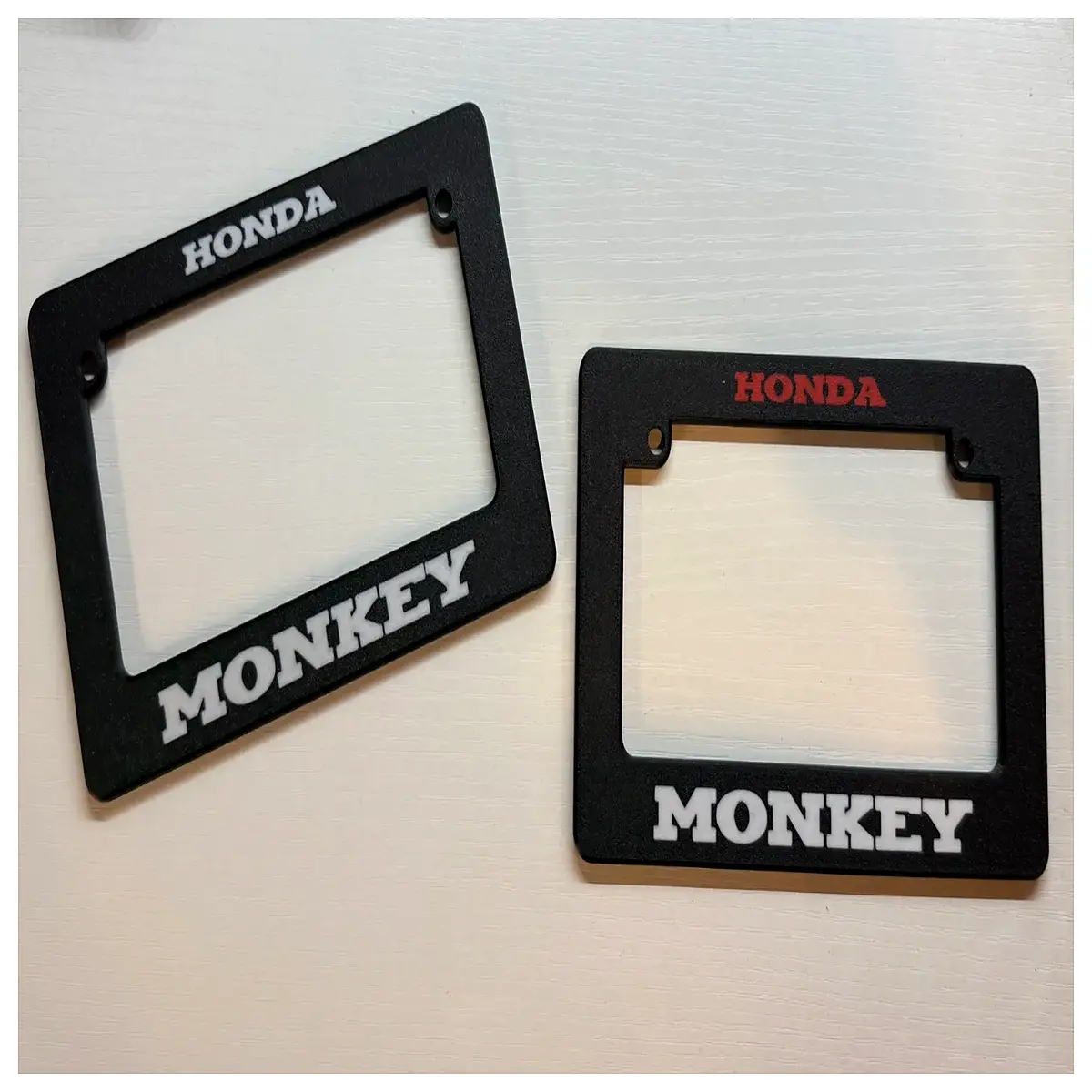 Monkey License Plate Holder Installation Motorcycle Accessory Motorbike Parts Vehicle Mount