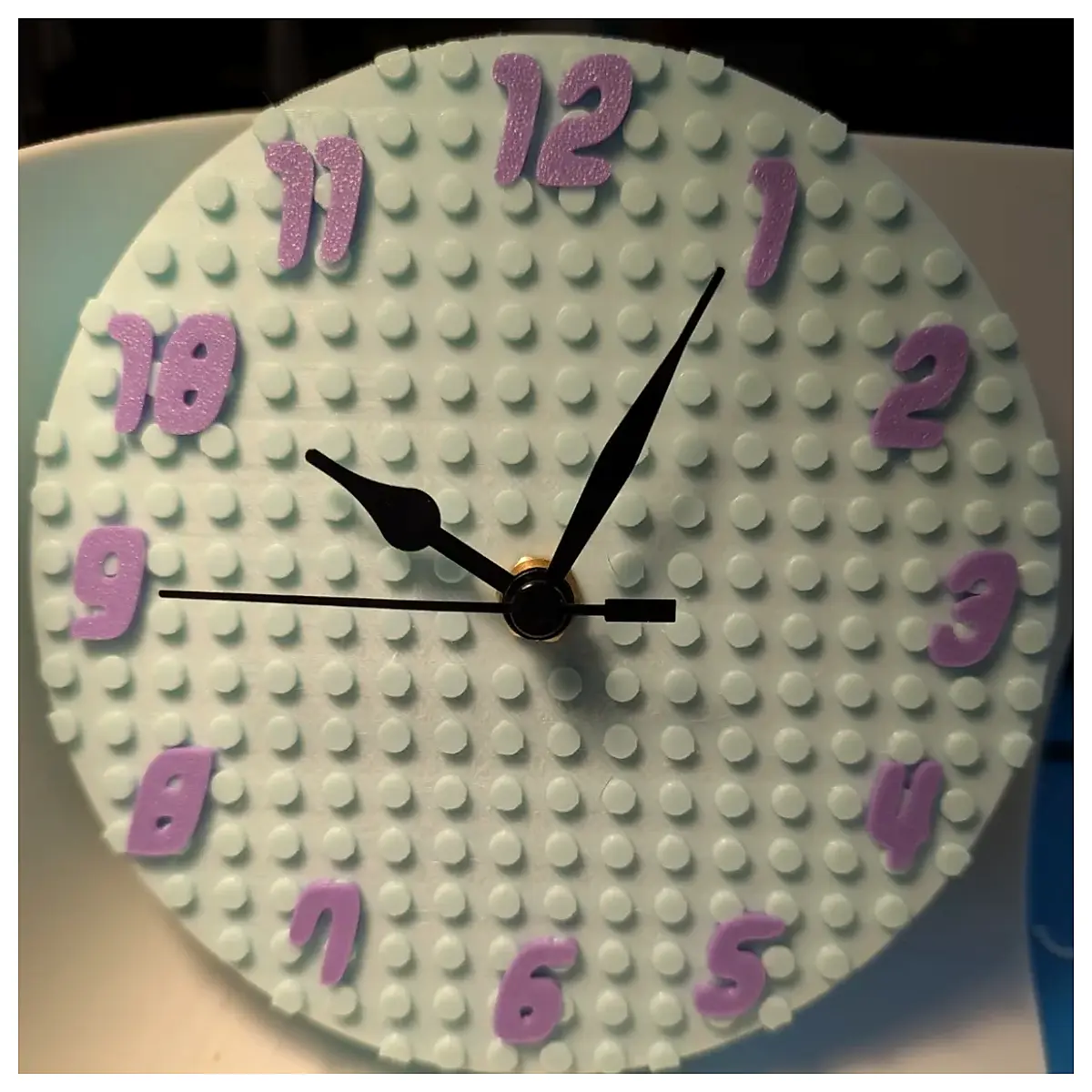 Wall Clock Wooden Blocks Creative Decor Clock Home Decoration Clock Parts Clock Toys Clock Collection