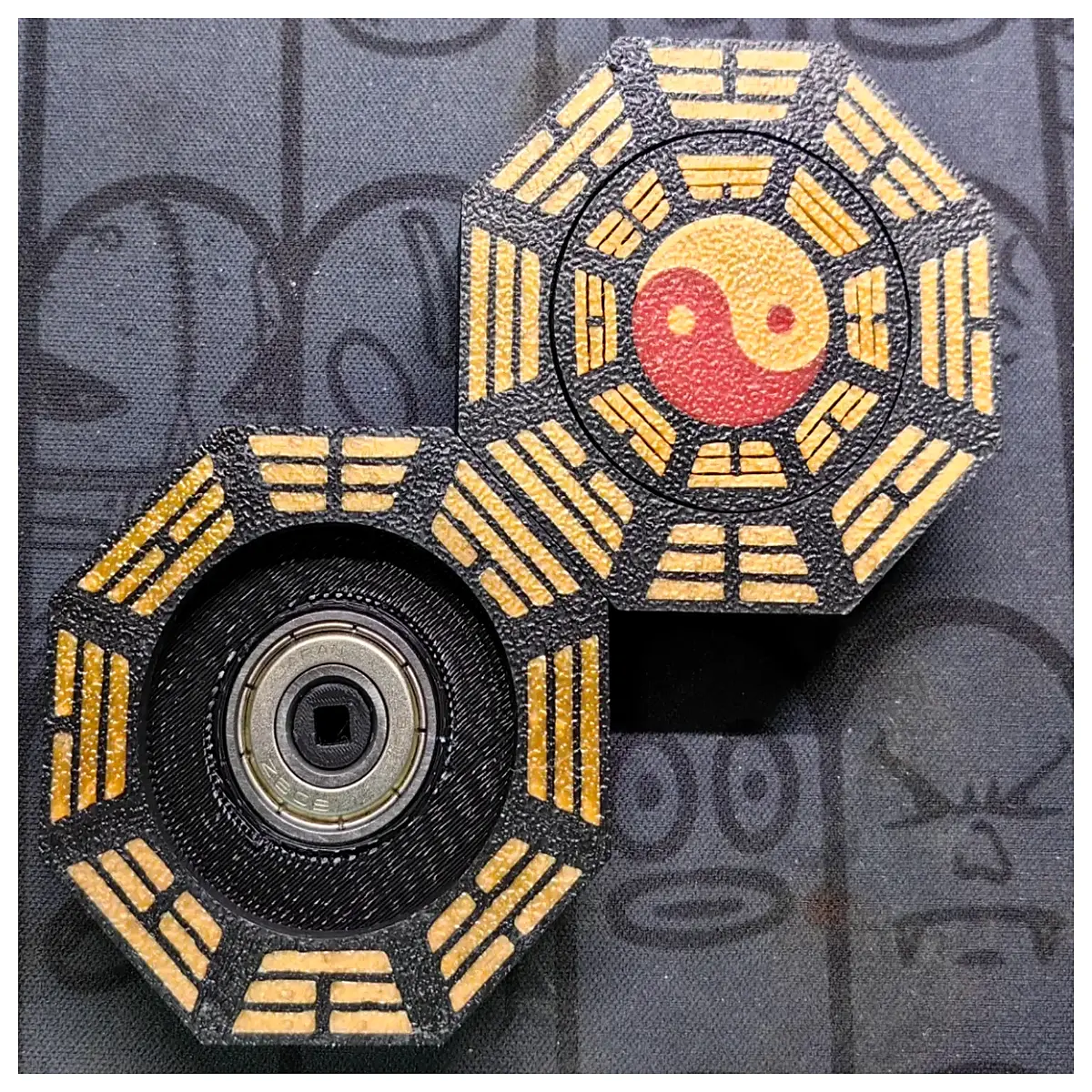 Bagua Ziqian Dahuo 608 Bearing Edition Mobile Game Gyroscope Gaming Accessory Precise Rolling Finger Control