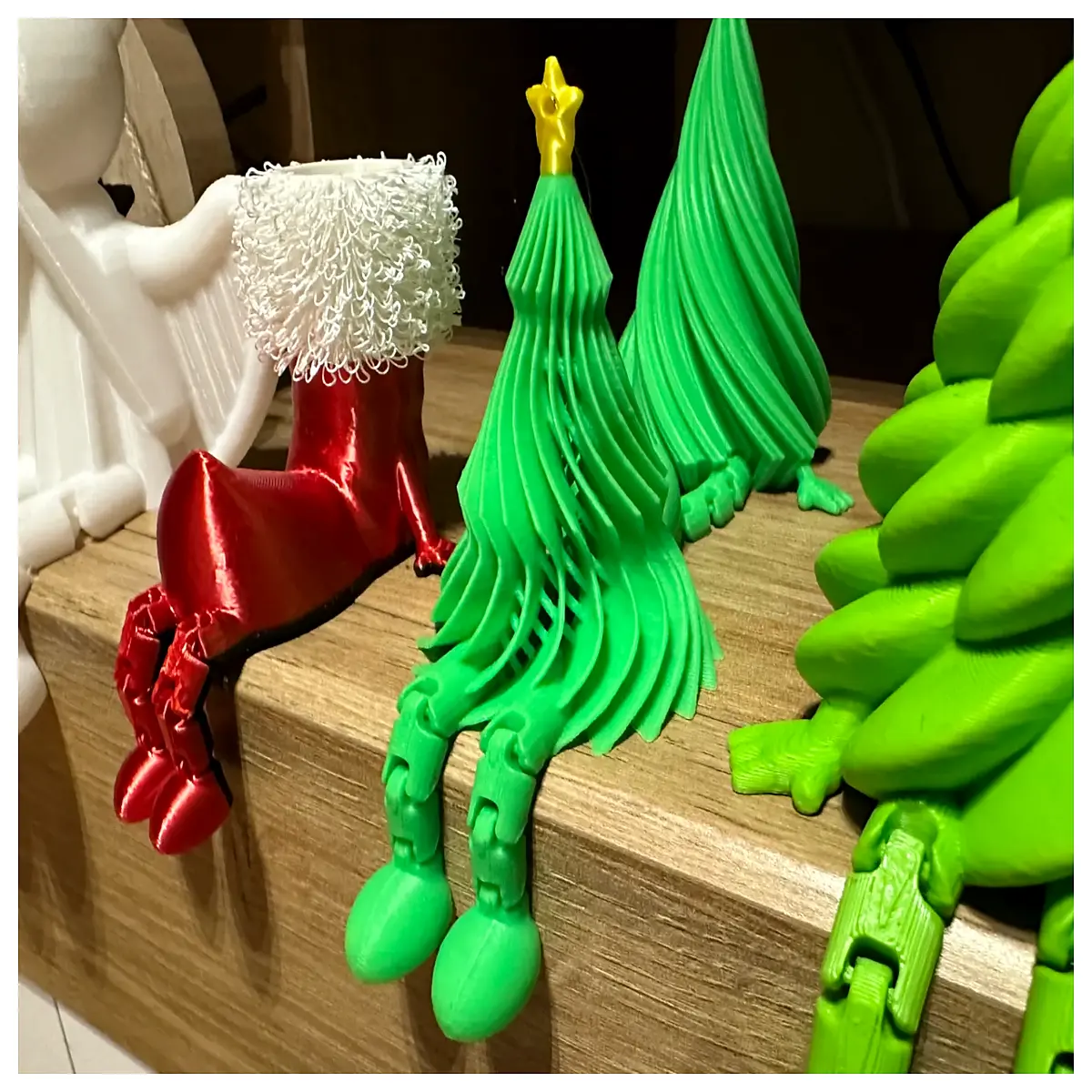 Articulated Joint Christmas Tree Model Realistic Christmas Tree Decoration Festive Scene Ornament Christmas Toy Branch Accessories