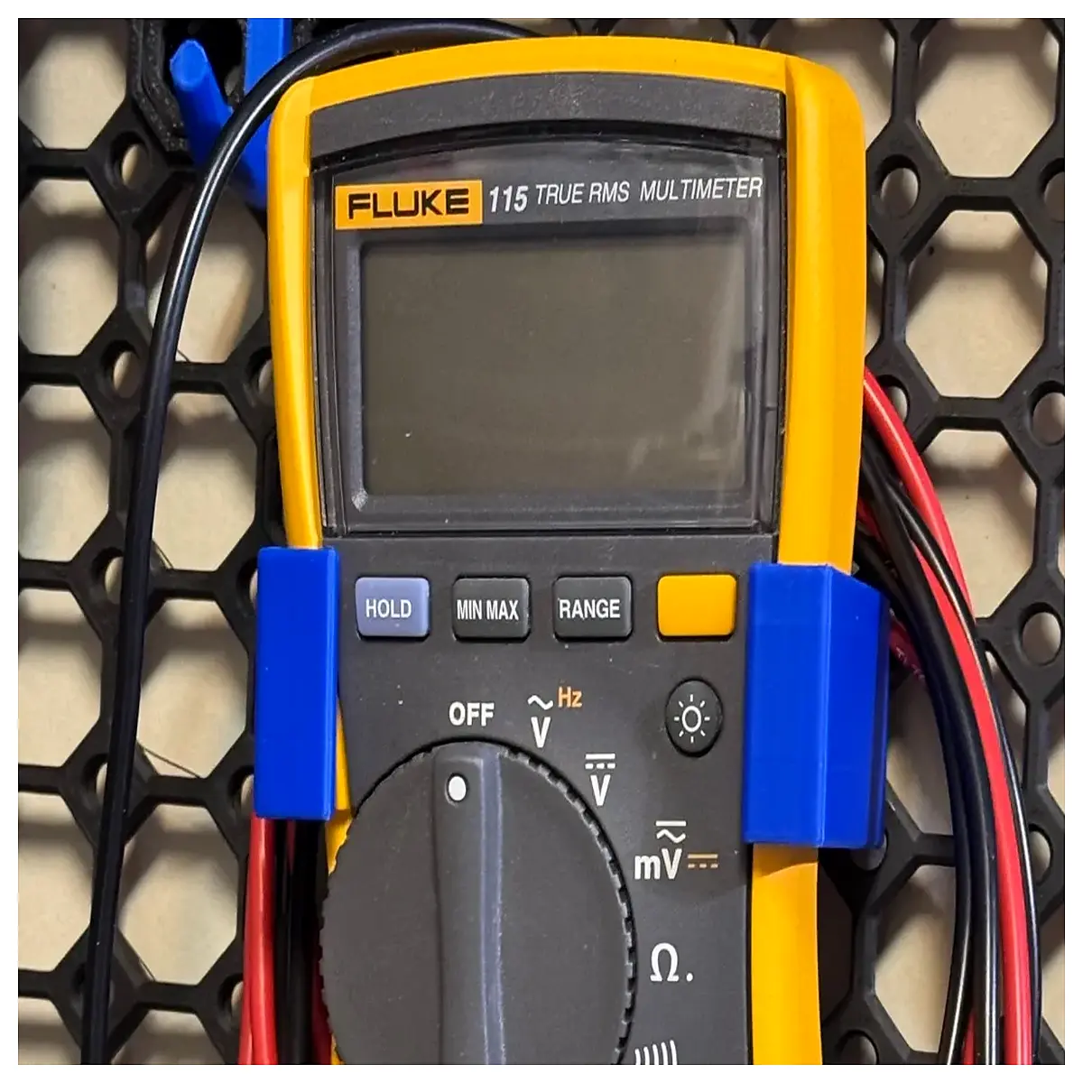 115 multimeter test lead holder mounting bracket for safe storage and organization of probes