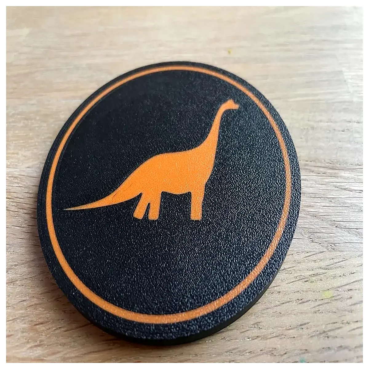 cute dinosaur coaster brachiosaurus desk accessory kids party favor office decor animal theme table protector