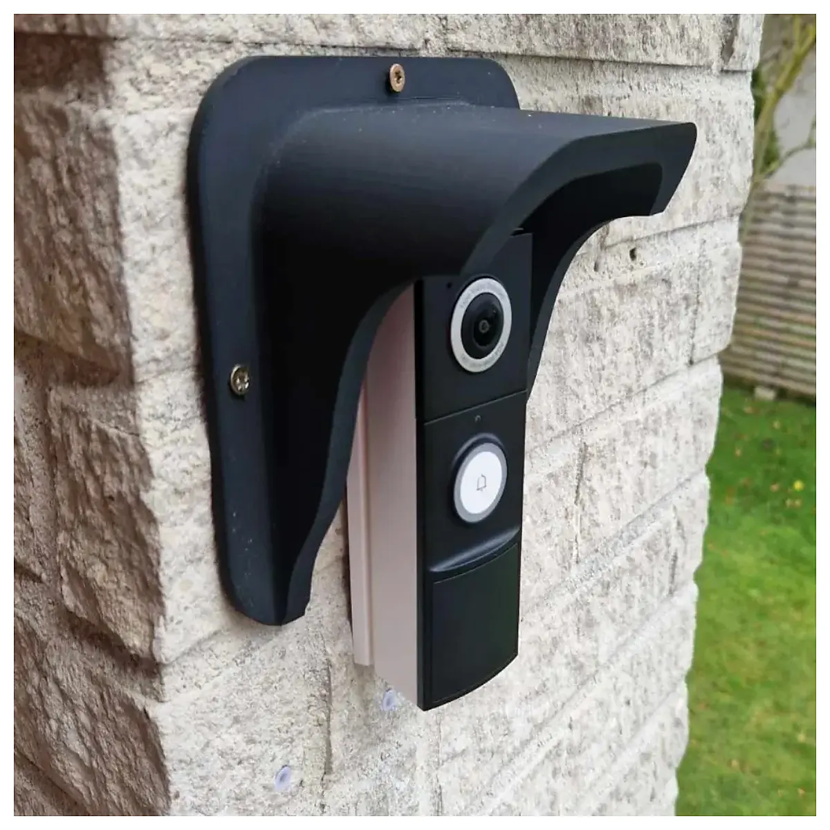 Universal Video Doorbell Cover Protector Rainproof Smart Doorbell Accessory Camera Shield Indoor Outdoor Use