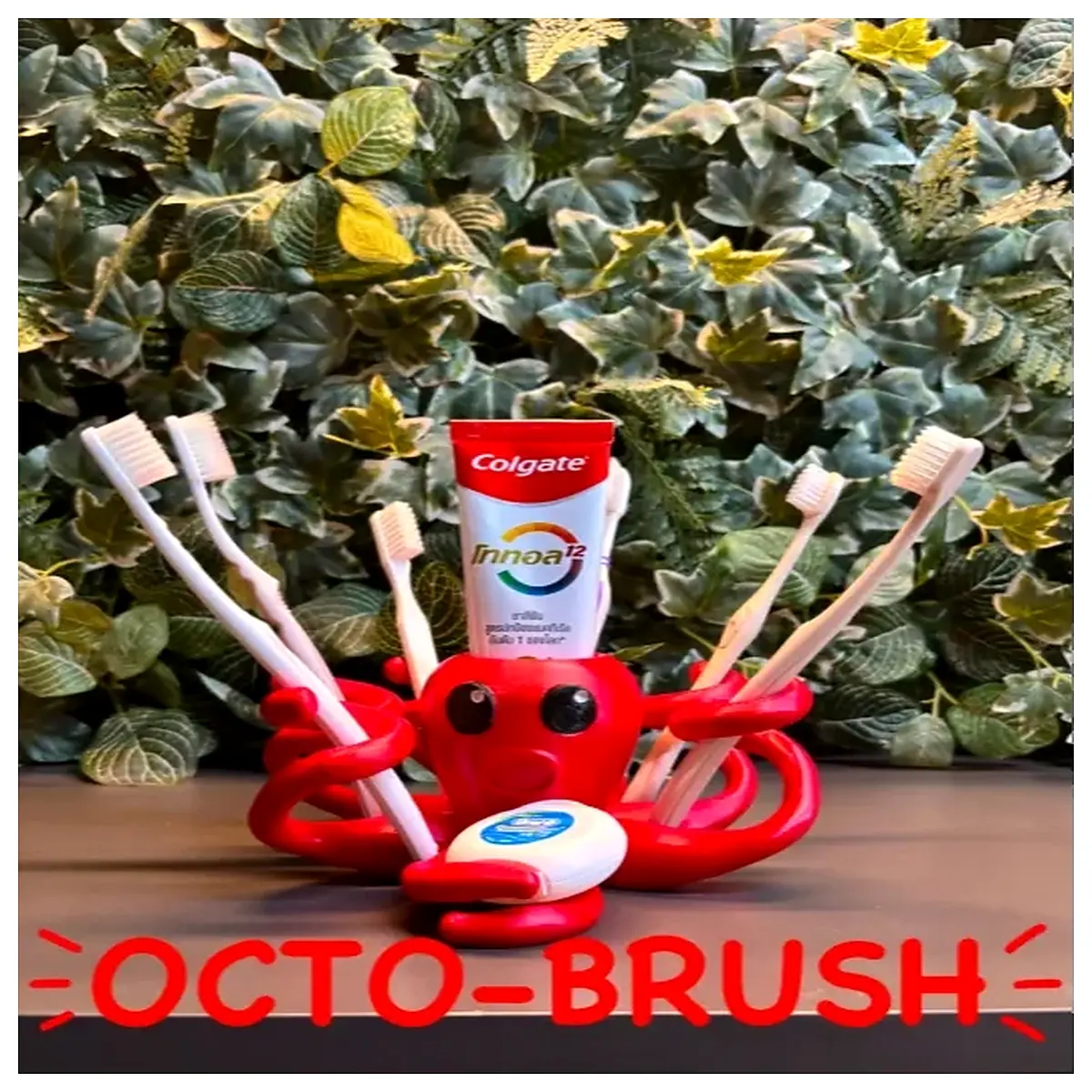 Octopus Toothbrush Holder Bathroom Toothbrush Organizer Multi Functional Creative Decoration Toothbrush Stand Cup Holder