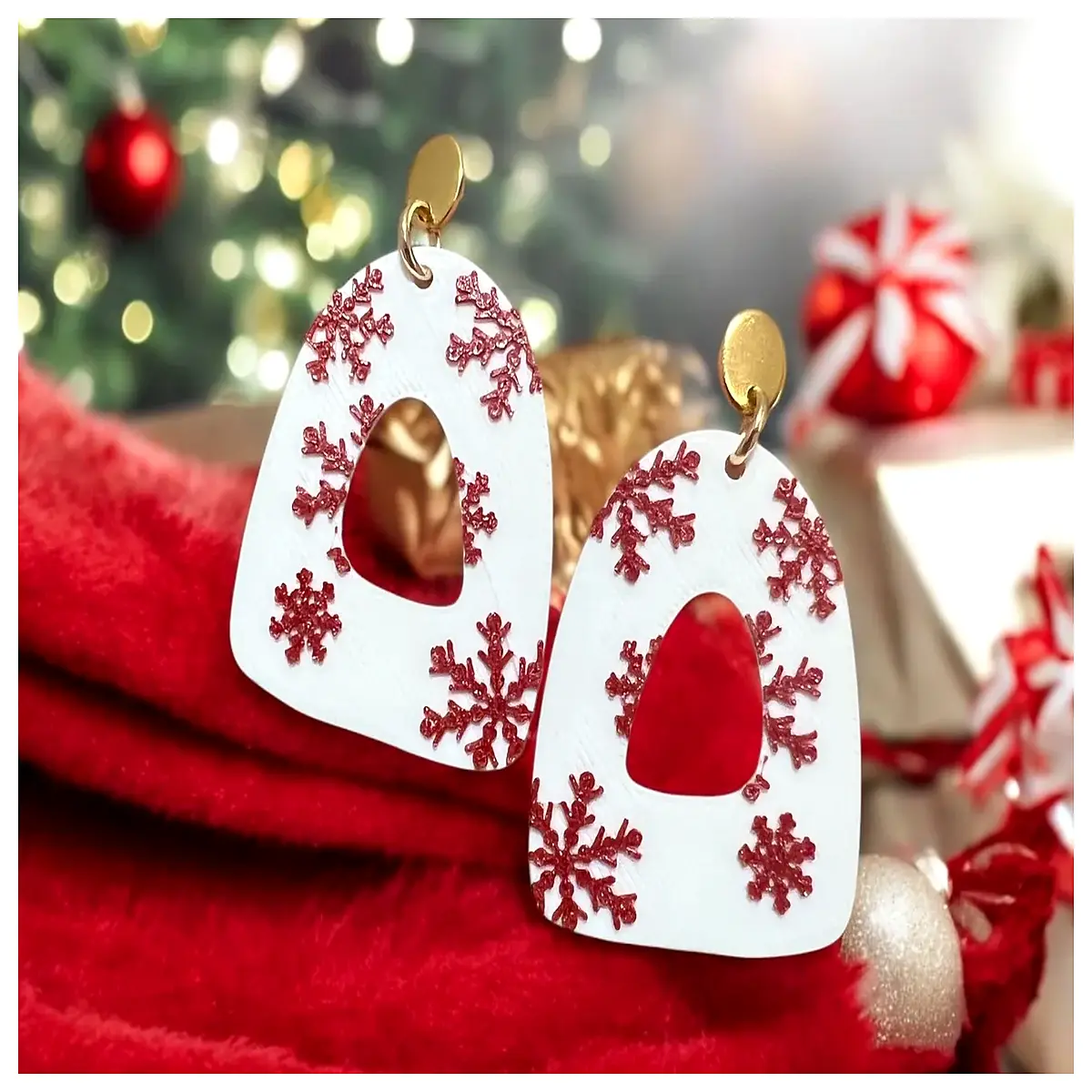 Christmas Earrings Women s Festive Jewelry Christmas Decoration Gift Earrings Party Earrings Elegant Earring Accessories