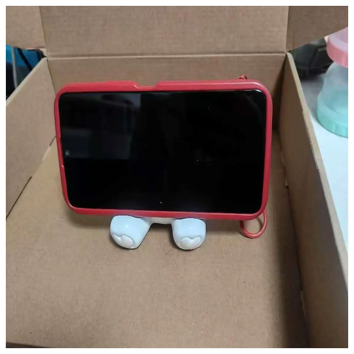 cute sheep phone holder for desk animal design for non slip grip tablet mount bedroom nightstand accessory