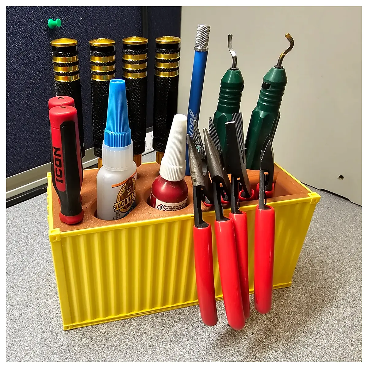 Container Desktop Tool Organizer PC Storage Solution Desktop Space Optimizer Tool Organizer Desktop Storage Computer Accessory Organizer