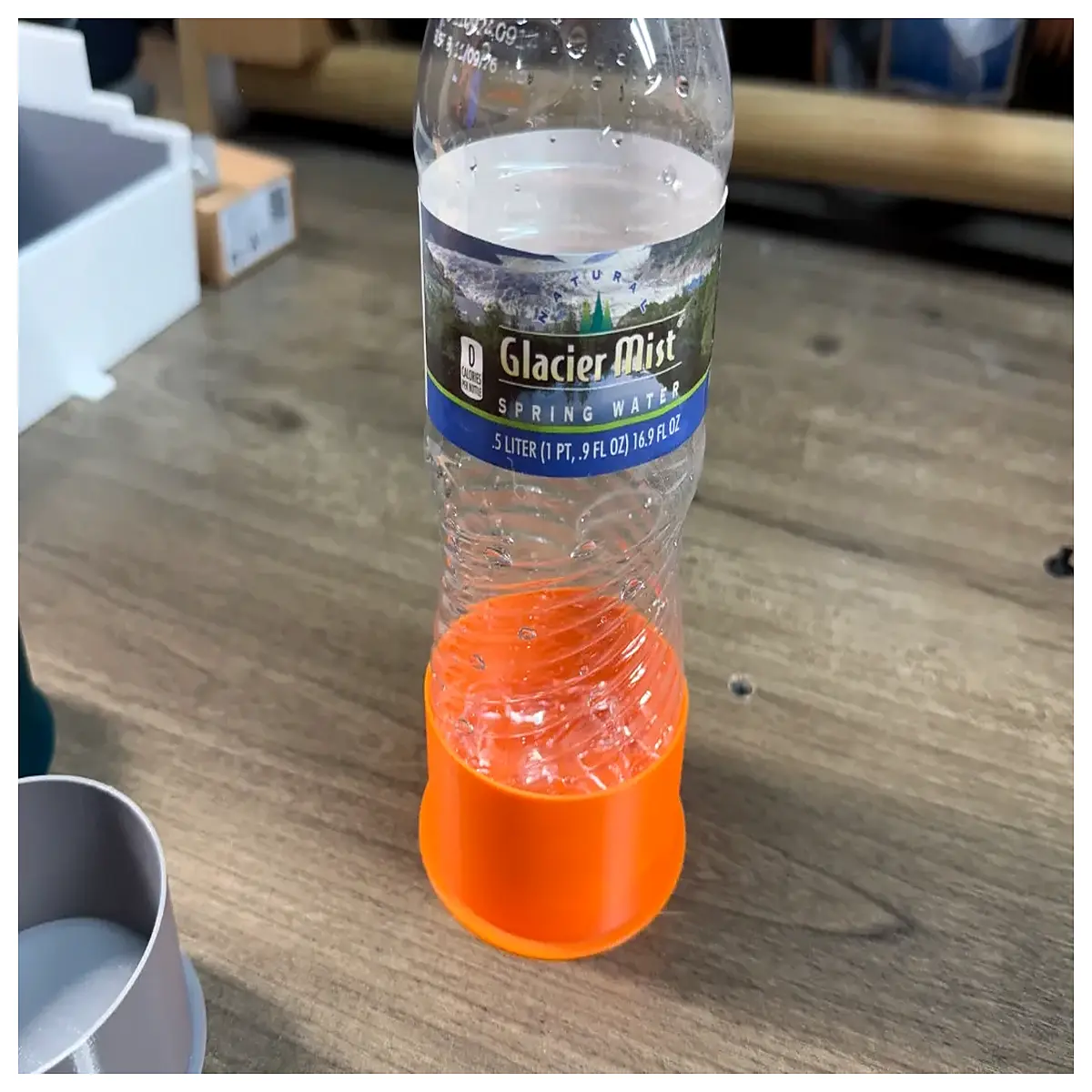 Tilting Water Bottle Holder Phone Stand Desktop Mount Water Bottle Holder Adjustable Angle Sports Cup Stand Accessory