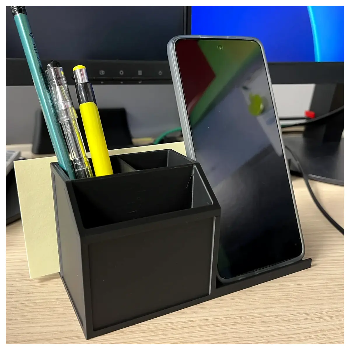 Phone Holder Desktop Organizer Phone Stand Desk Storage Mobile Accessory Holder Phone Mount Accessories