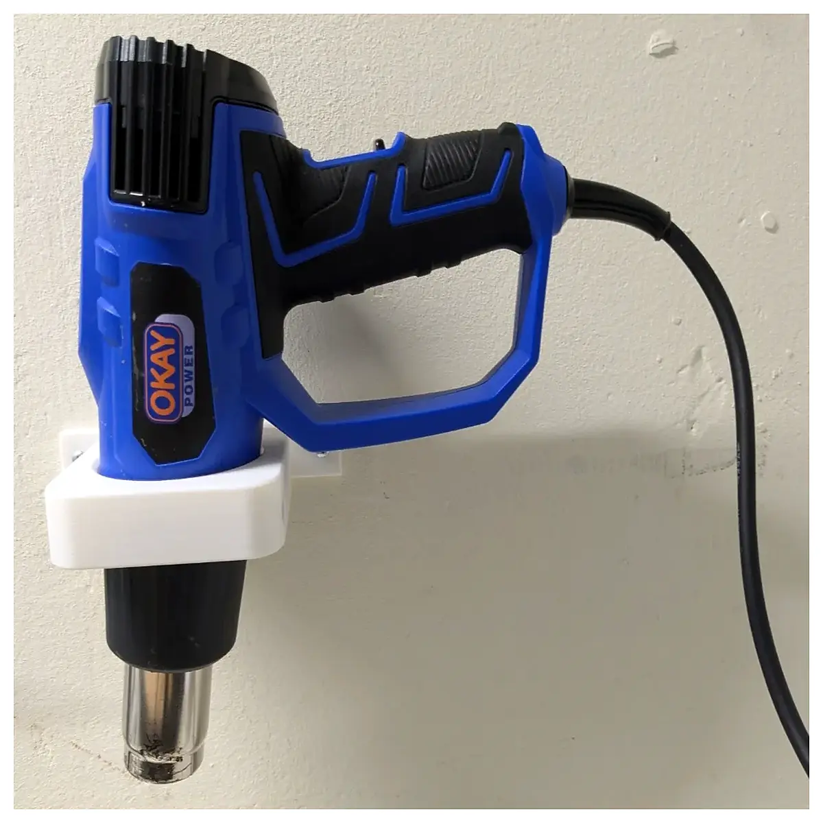 Hair Dryer Wall Mount Holder Install Ceiling Bracket Wind Dryer Hanger Space Saving Storage