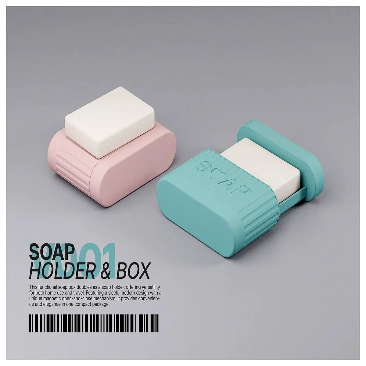 Magnetic Soap Dish Holder Bathroom Soap Tray Soap Box Stabilizer Magnetic Soap Accessories Soap Stand Magnetic Soap Box Support