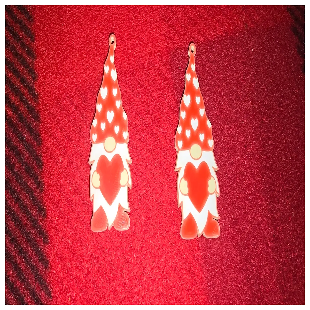 Valentine s Day Earrings Miniature Dwarf Design Romantic Gift Festive Accessories Comfortable Wear