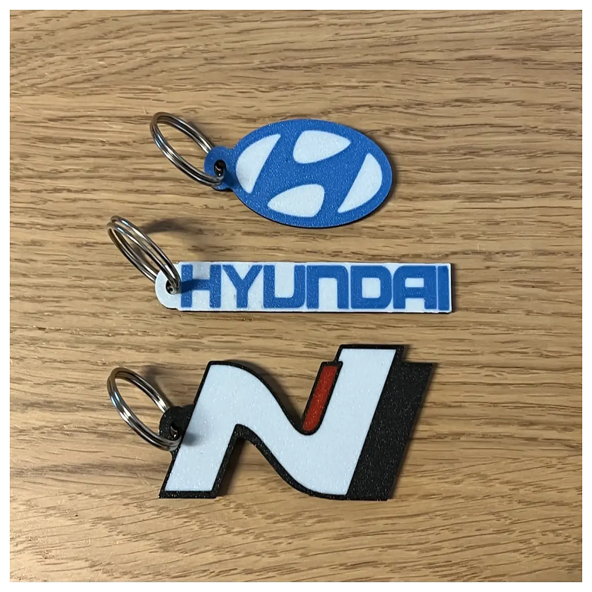 Modern N Series Keychains Car Accessories Keychain Attachments Auto Keychains Vehicle Decoration Key Parts