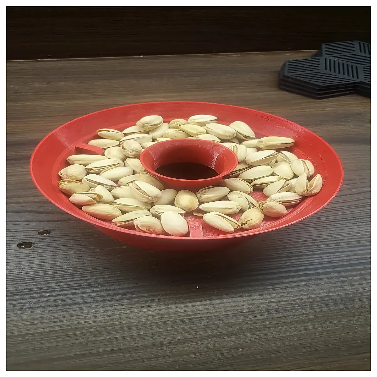 eco friendly pistachio shell bowl for home decor sustainable nut shell planter pot rustic kitchen table centerpiece natural green ceramic alternative