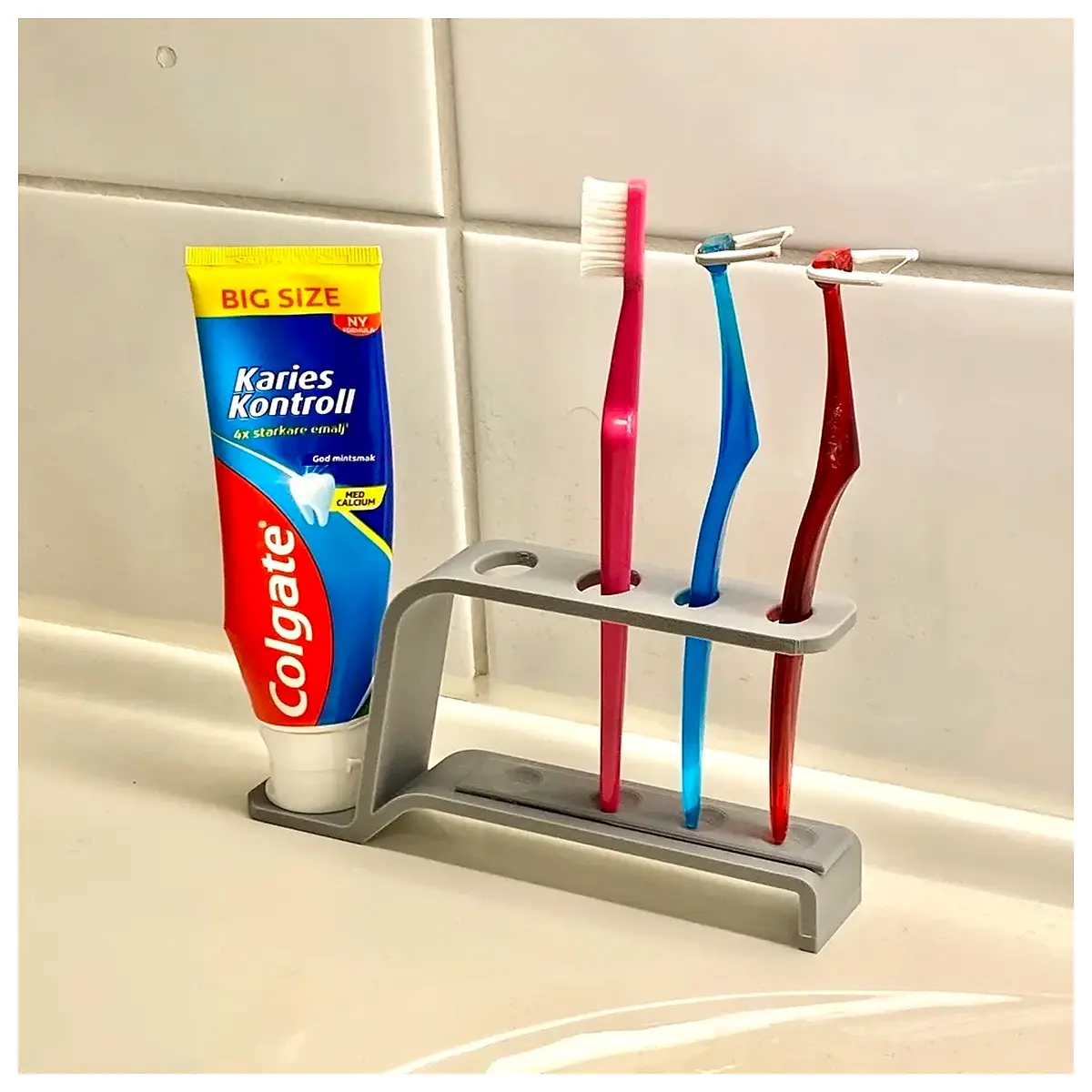 Toothbrush Holder Organizer Bathroom Shelf Toothpaste Holder Brush Stand Home Hygiene Storage Toothbrush Rack Creative