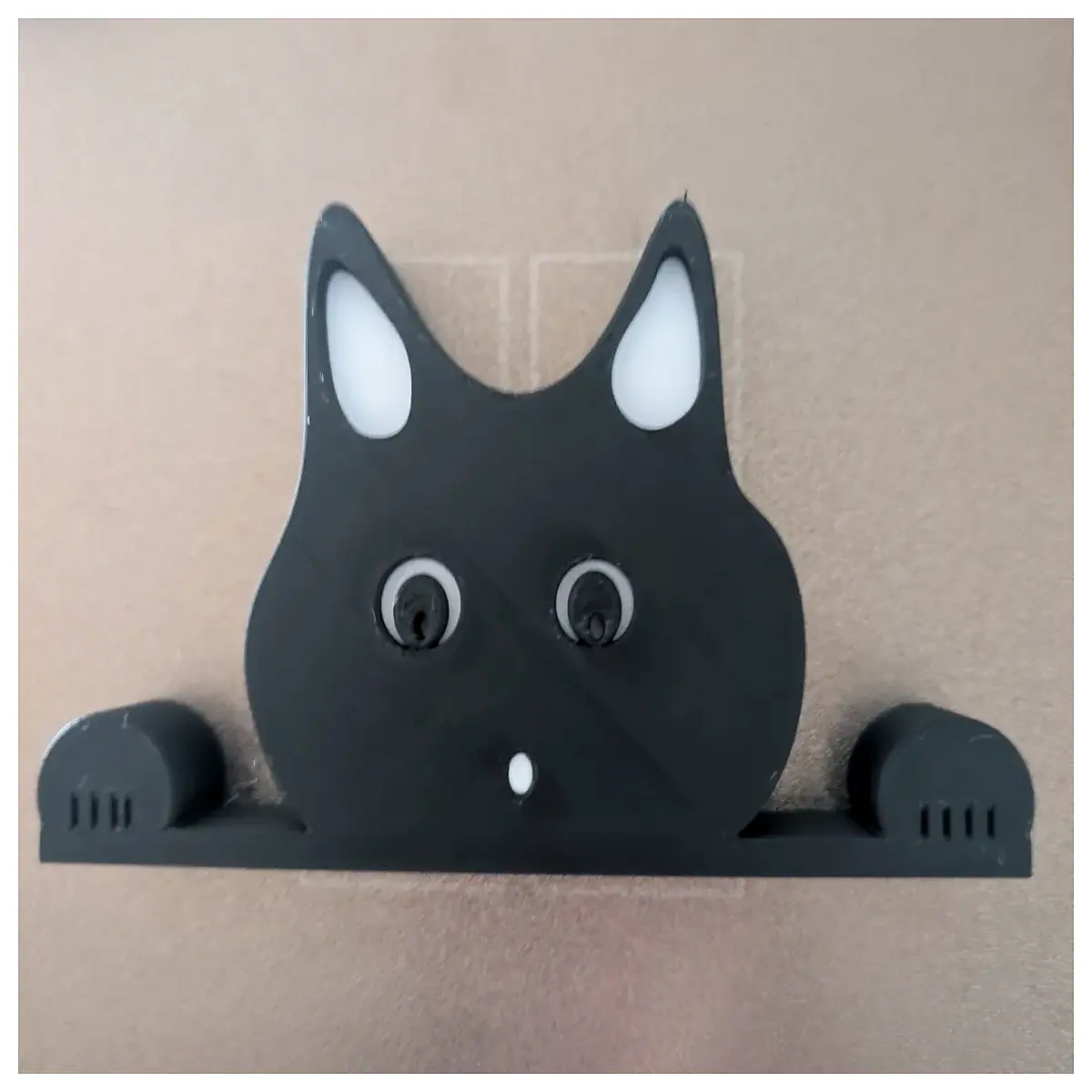 Black Cat Desktop Decoration Cat Figurine Pet Accessory Creative Home Decor Cat Decoration Parts