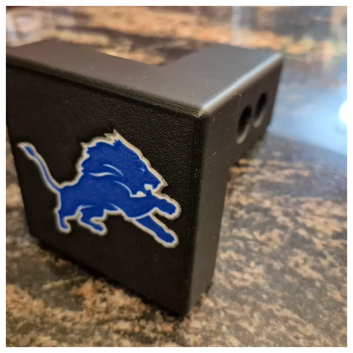 Detroit Lions Trailer Hitch Cover Your Vehicle Hitch Cap Car Decoration Sports Gift Trailer Accessory