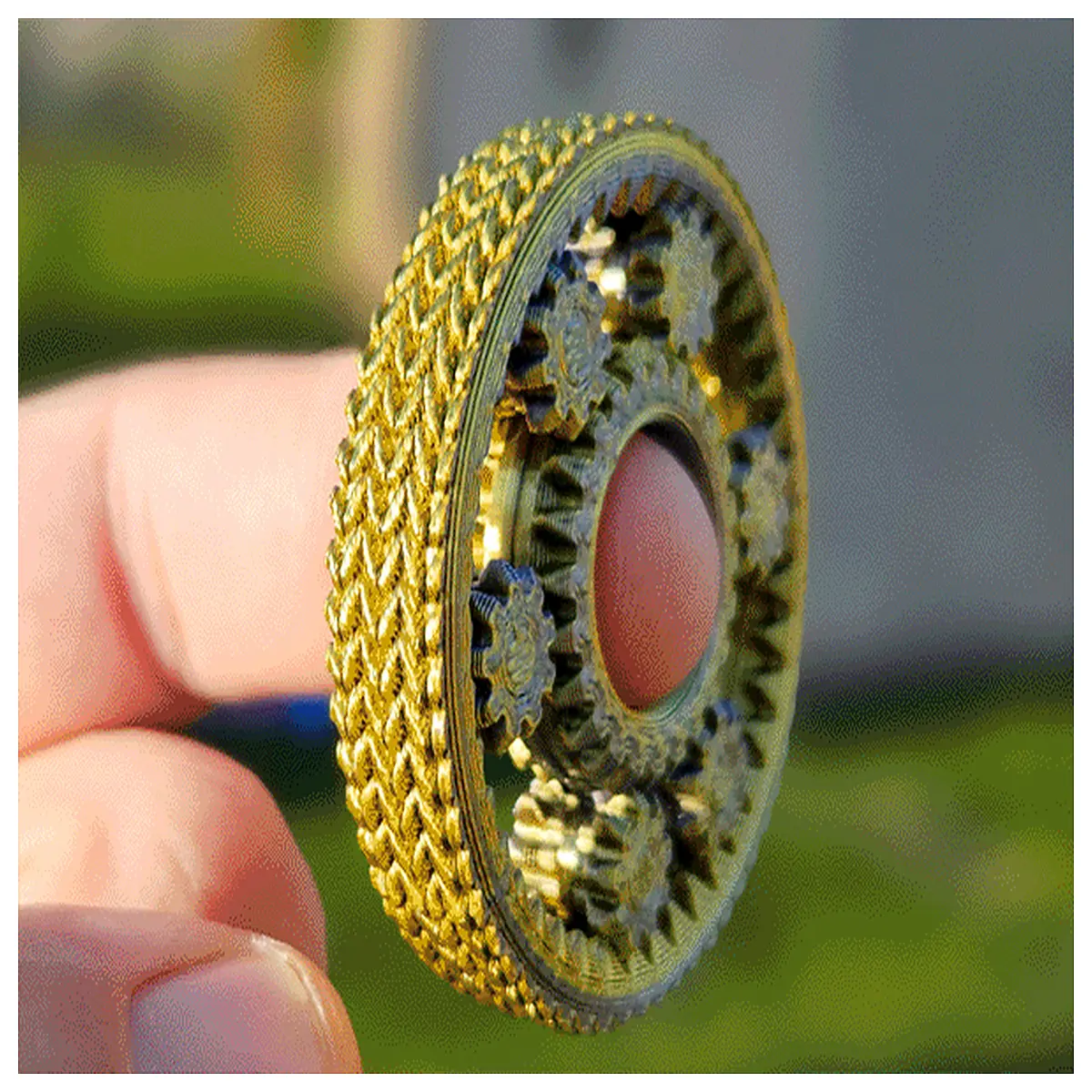 Sweet Gear Toy Rotating Stress Relief 13 17mm 10g Fidget Puzzle Toy Calming Spin