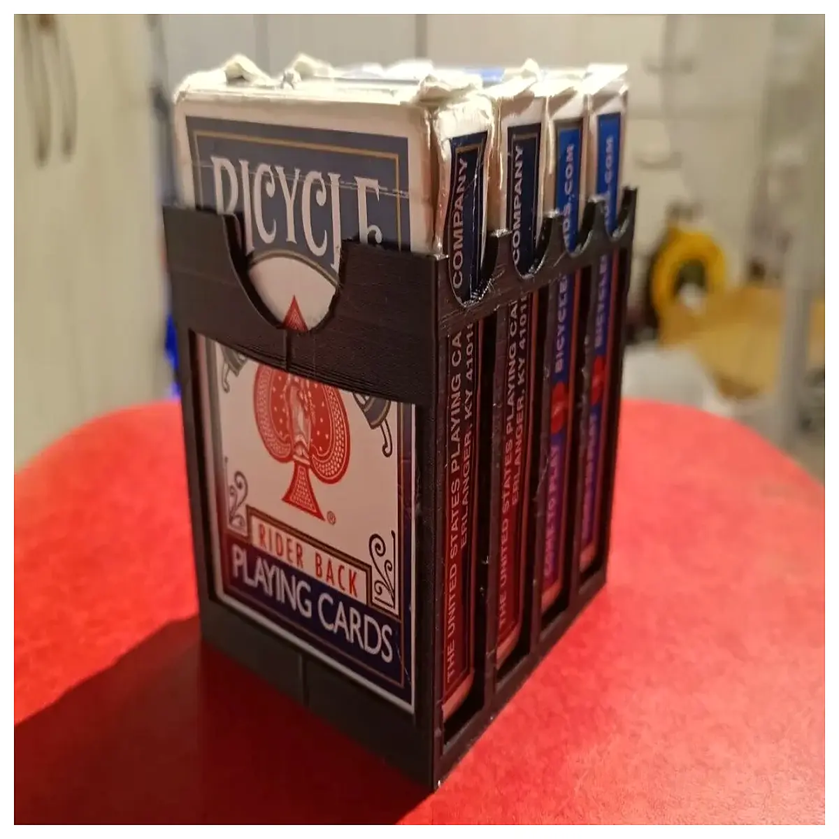 Playing Card Storage Box Card Organizer Deck Box Game Accessories Card Holder Storage Box Multi Compartment Organizer