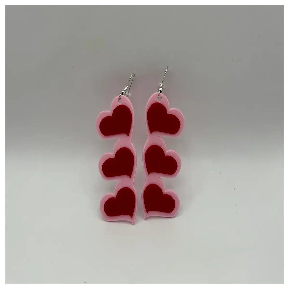 Triple Dome Earrings Women s Cute Dangle Earrings Sweet Stud Earrings Girls Trendy Earrings