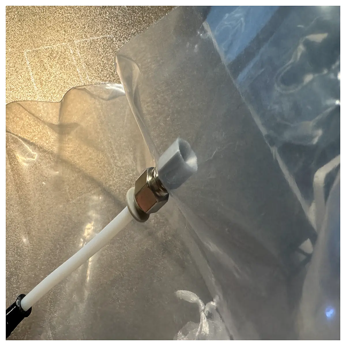 Pneumatic Fittings Feed Connector Direct Penetration Seal Bag Pneumatic Accessories Low Friction Quick Connect