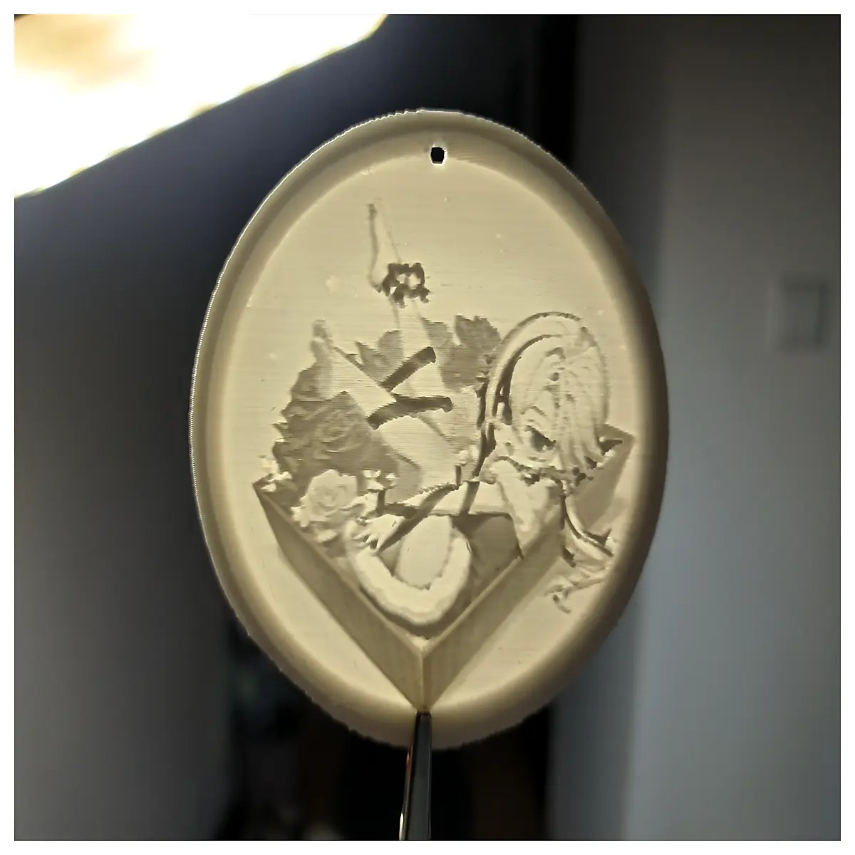 Christmas Gift Keychains Ornament Translucent Relief Butler Hanging Charms Festive Small Gift Creative Decoration