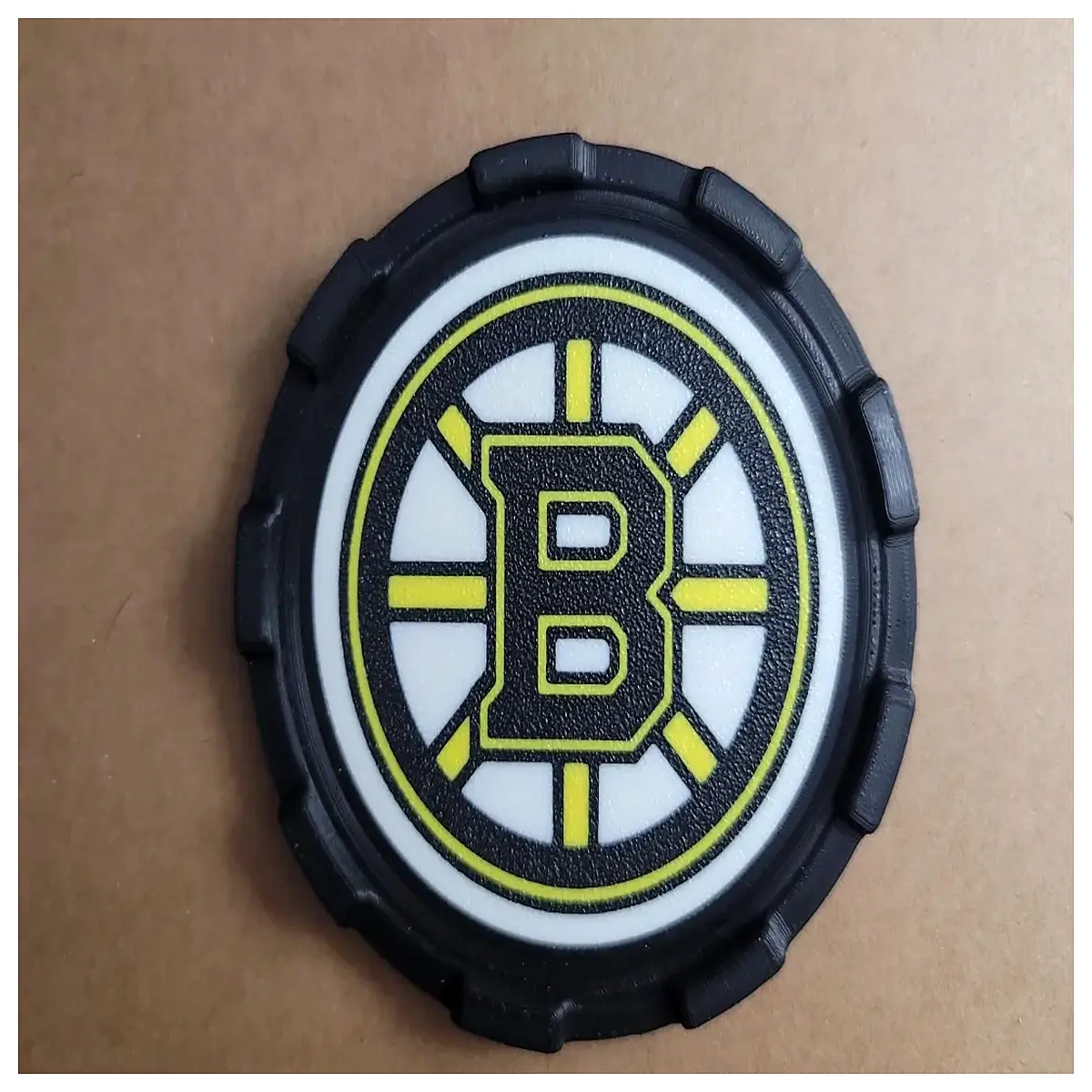 Bruins Cup Mat Insert Ice Drink Insulator Pad Team Merchandise Cup Sleeve Accessory