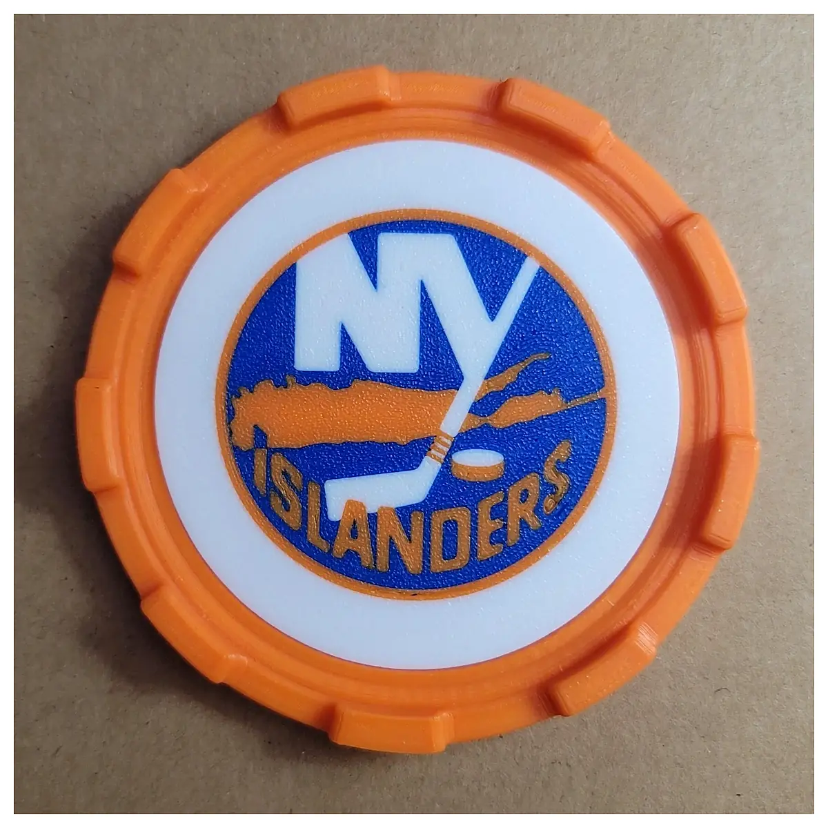 Cup Mat Insert New York Islander Insulated Mat Beverage Coaster Desk Decoration NY Gift Ice Bucket Accessories