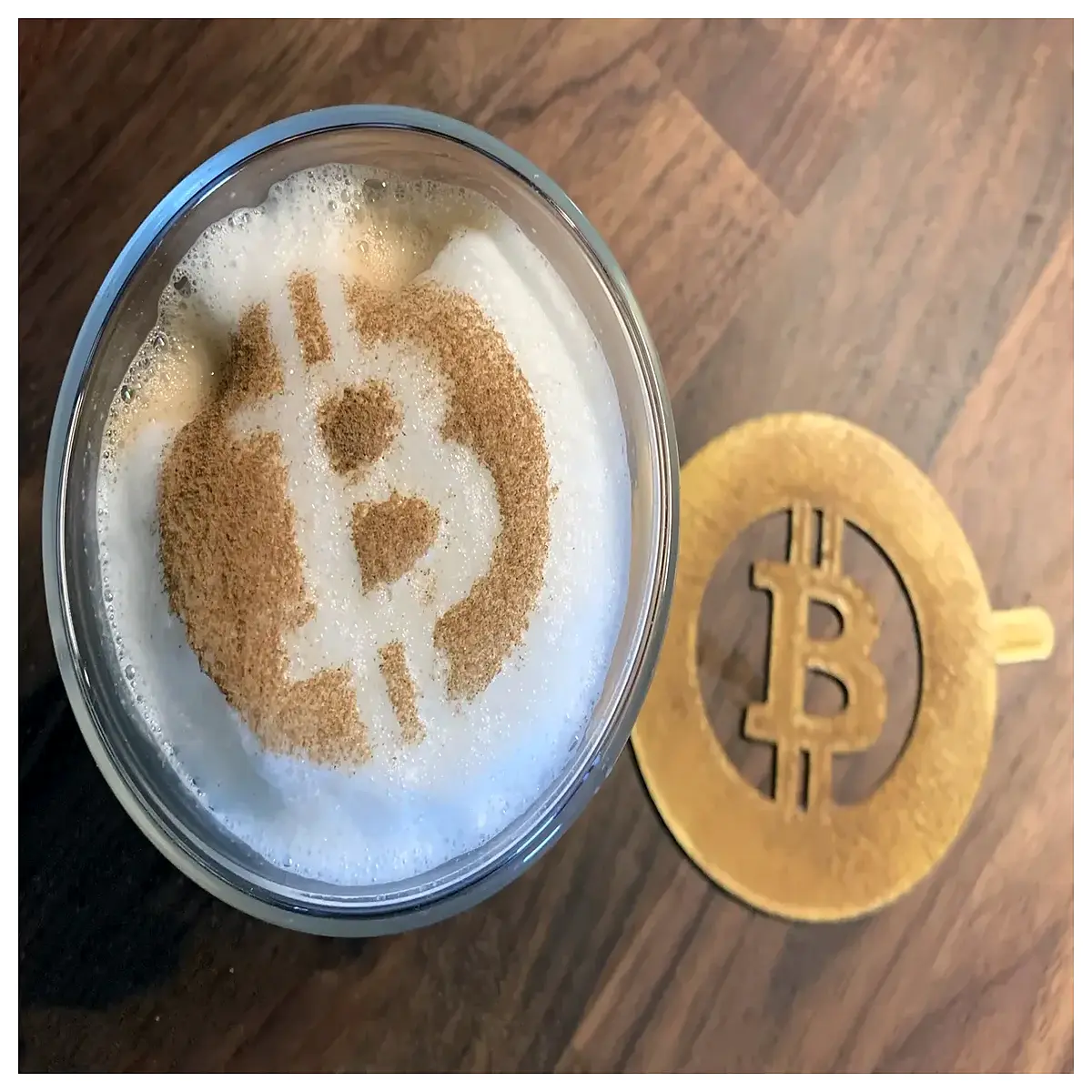 Bitcoin Cappuccino Template Download Design Assets Crypto Marketing Strategy Creative Quick Creation