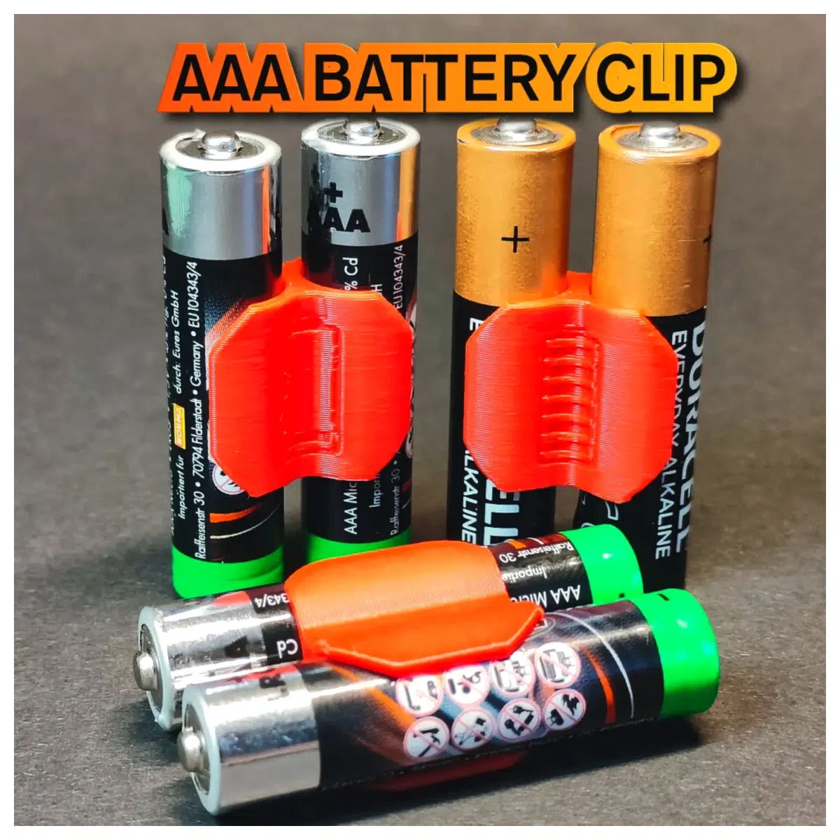 AAA Battery Clip Phone Camera Battery Clip Charger Case Clip Battery Holder Battery Organizer Mobile Accessory Battery Tool