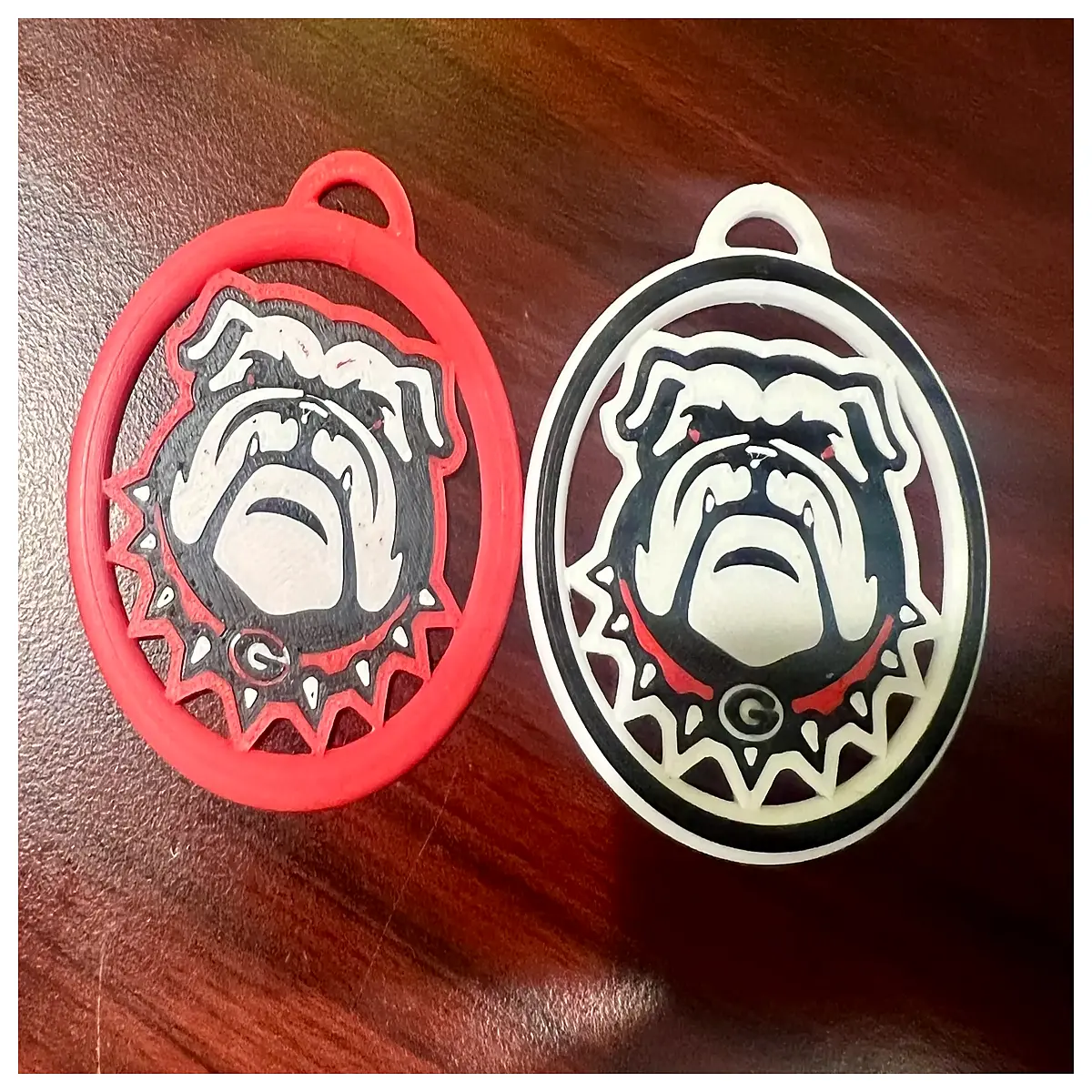 Georgia Bulldog Pendant Necklace Dog Charms Collar Accessories Bulldog Gift Cute Dog Pendant