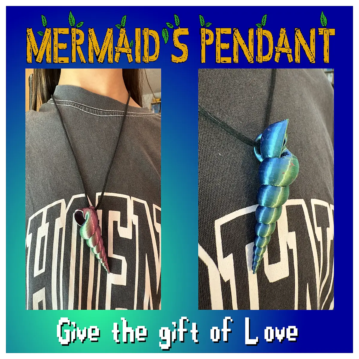 Stardew Valley Mermaid Pendant Necklace Bracelet Girls Romantic Ocean Theme Teen Jewelry Accessory