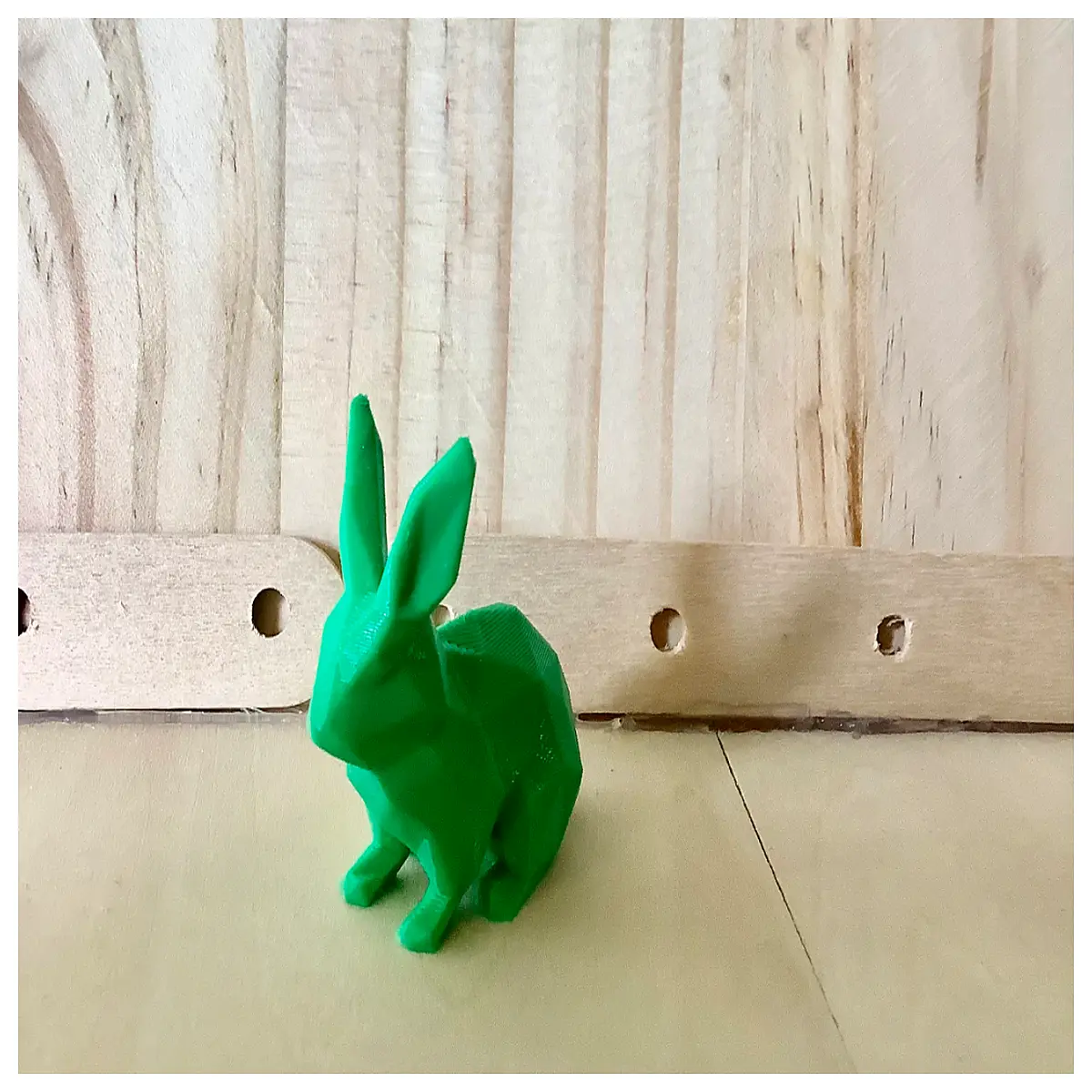 cute polygon rabbit plush toy geometric bunny stuffed animal for kids room decor