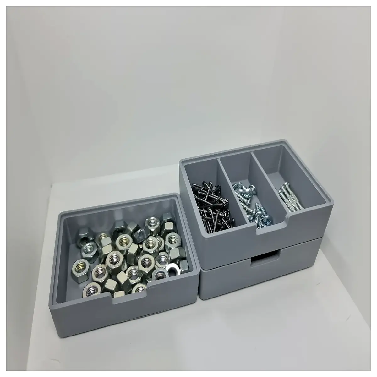 Stackable Storage Boxes Organizer Boxes Multi Compartment Storage Bins Home Organization Desk Storage Space Saving
