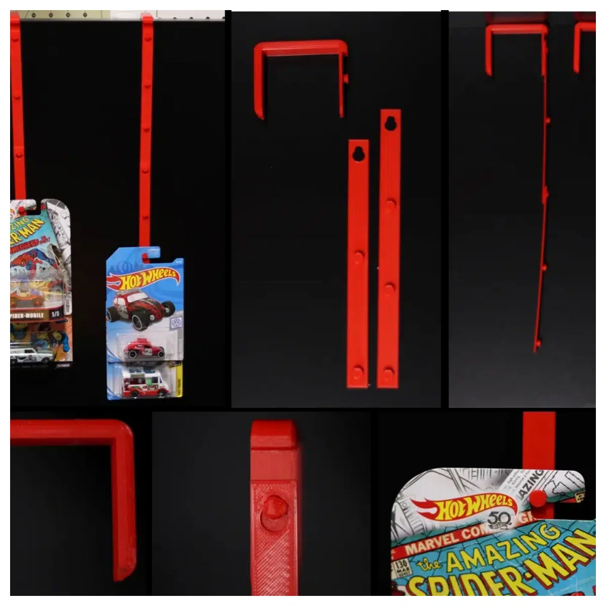 Hotte Car Shell Packaging Rack Divider Storage Toy Organizer Box Accessory Shelf System