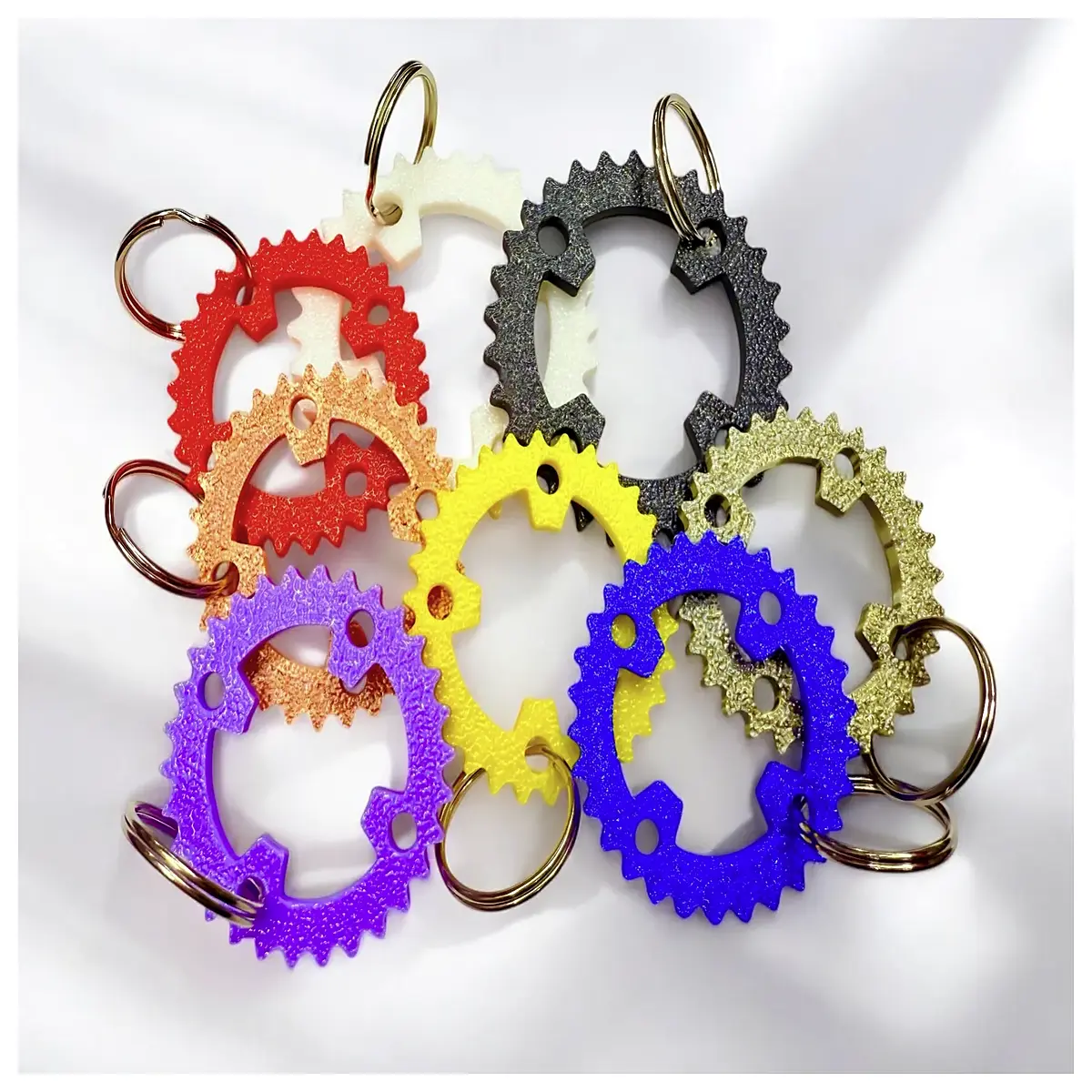 Bike Chain Keyring Chain Protector Keychain Accessory Chain Parts Cycling Essential Chain Decoration