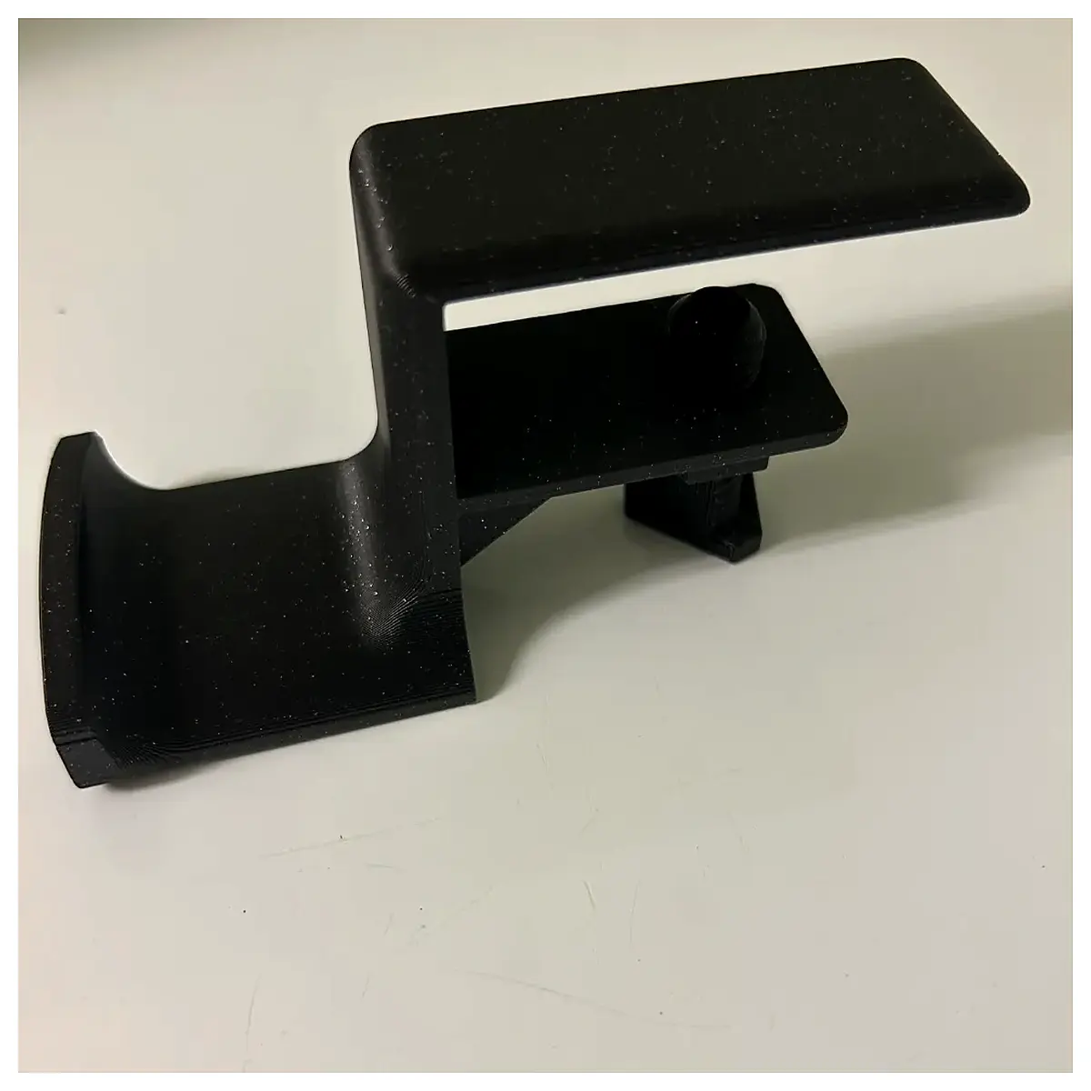 headphone for desk clamp under 1 inch thick wood table mount holder organizer