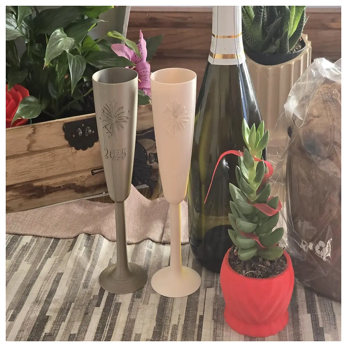 champagne flute set crystal stemware bubbly wine glasses for wedding party bar