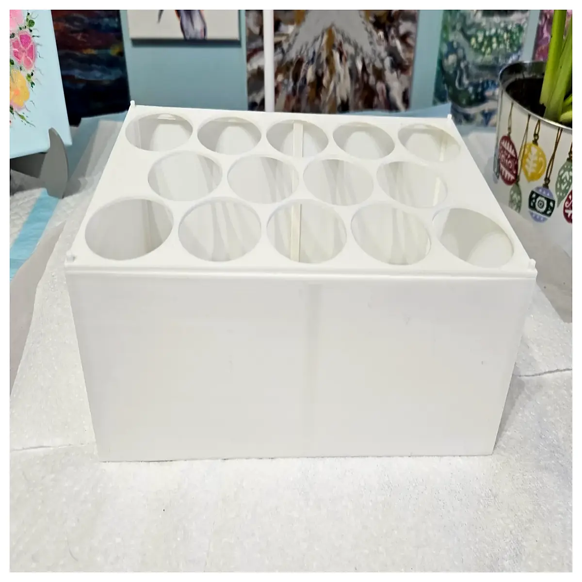 Paint Can Stand 44mm Hole 82mm High Painting Support Palette Stand Art Accessories Paint Rack